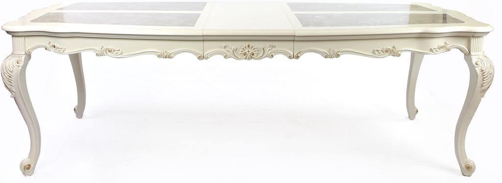 Chantelle PU/Fabric/Wood Dining Set by ACME
