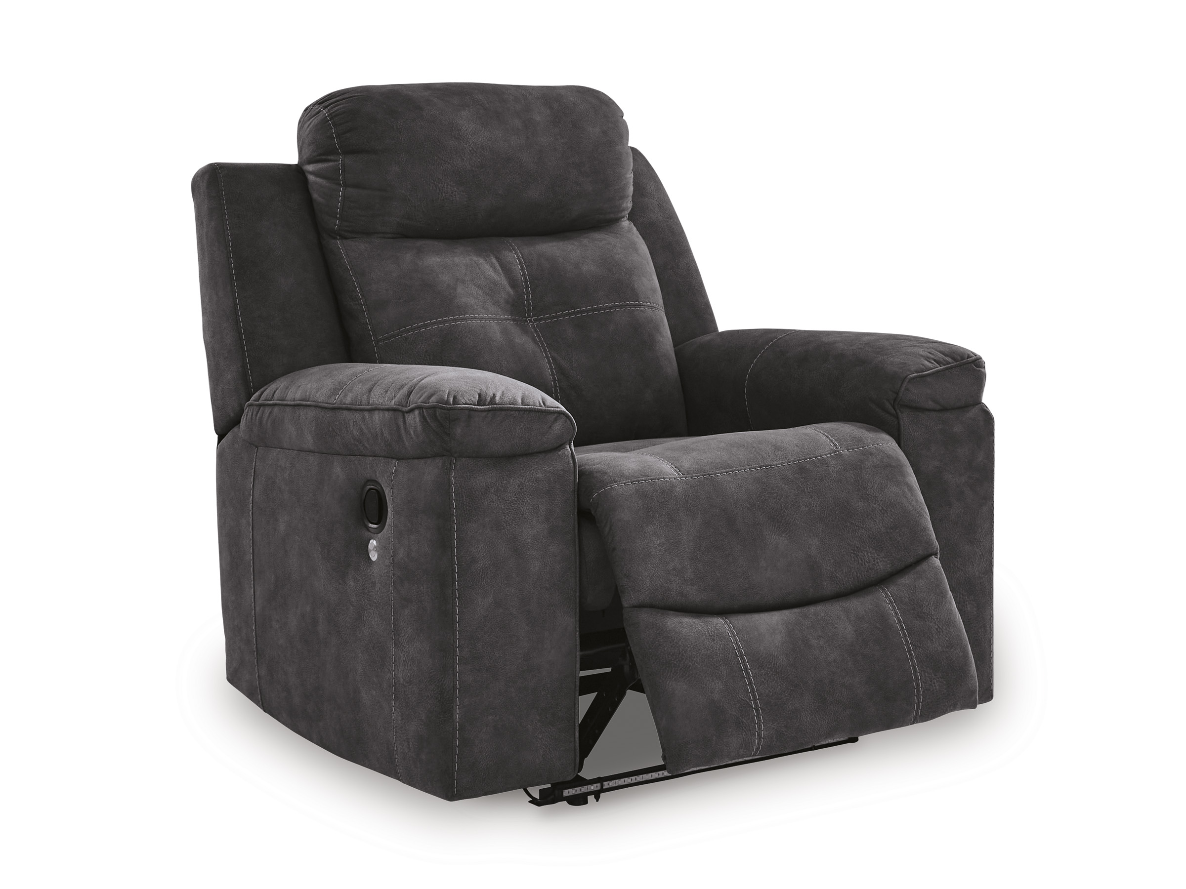 Brysonview Faux Leather Double Reclining Living Room Set with Console
