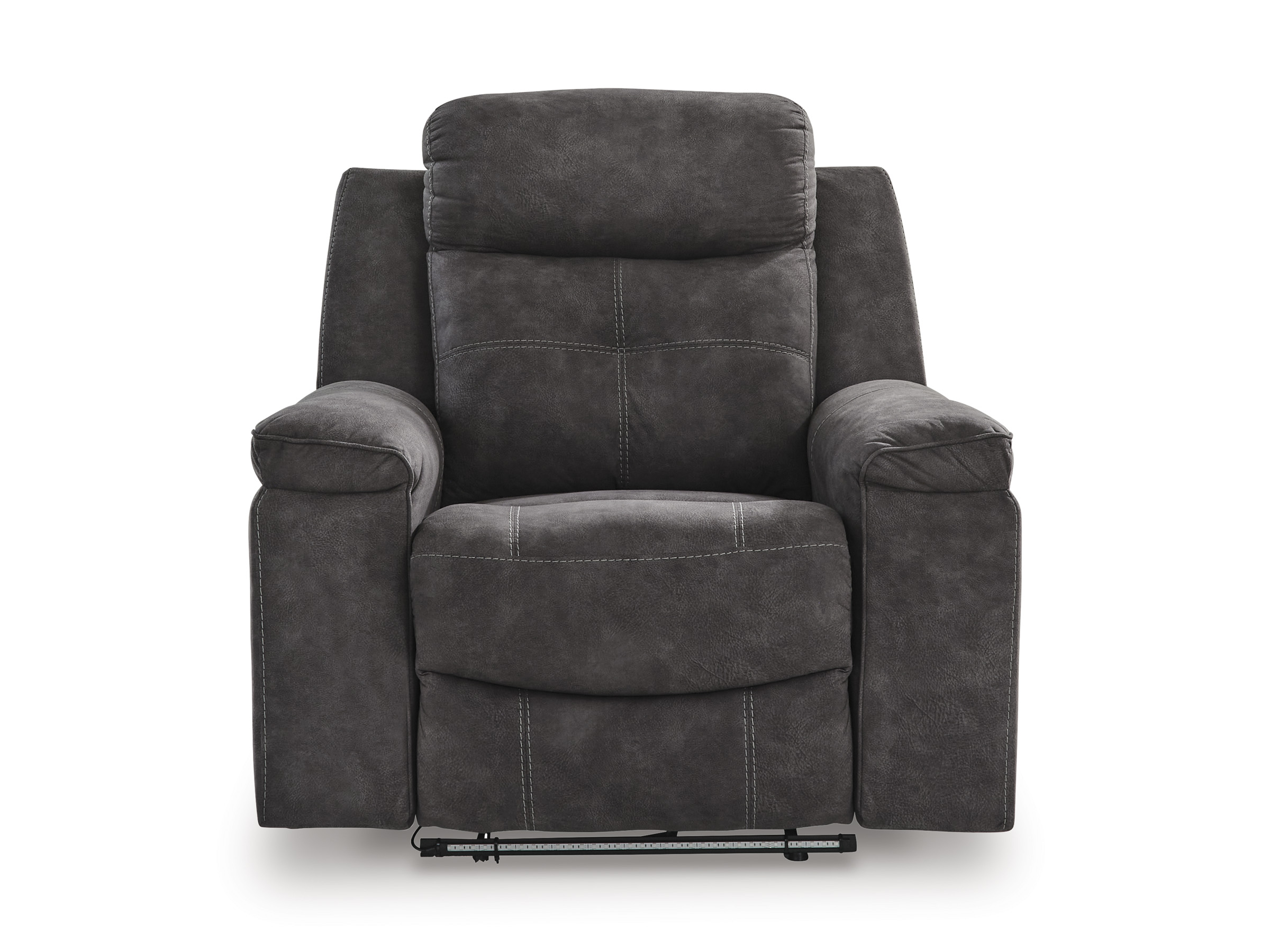 Brysonview Faux Leather Double Reclining Living Room Set with Console