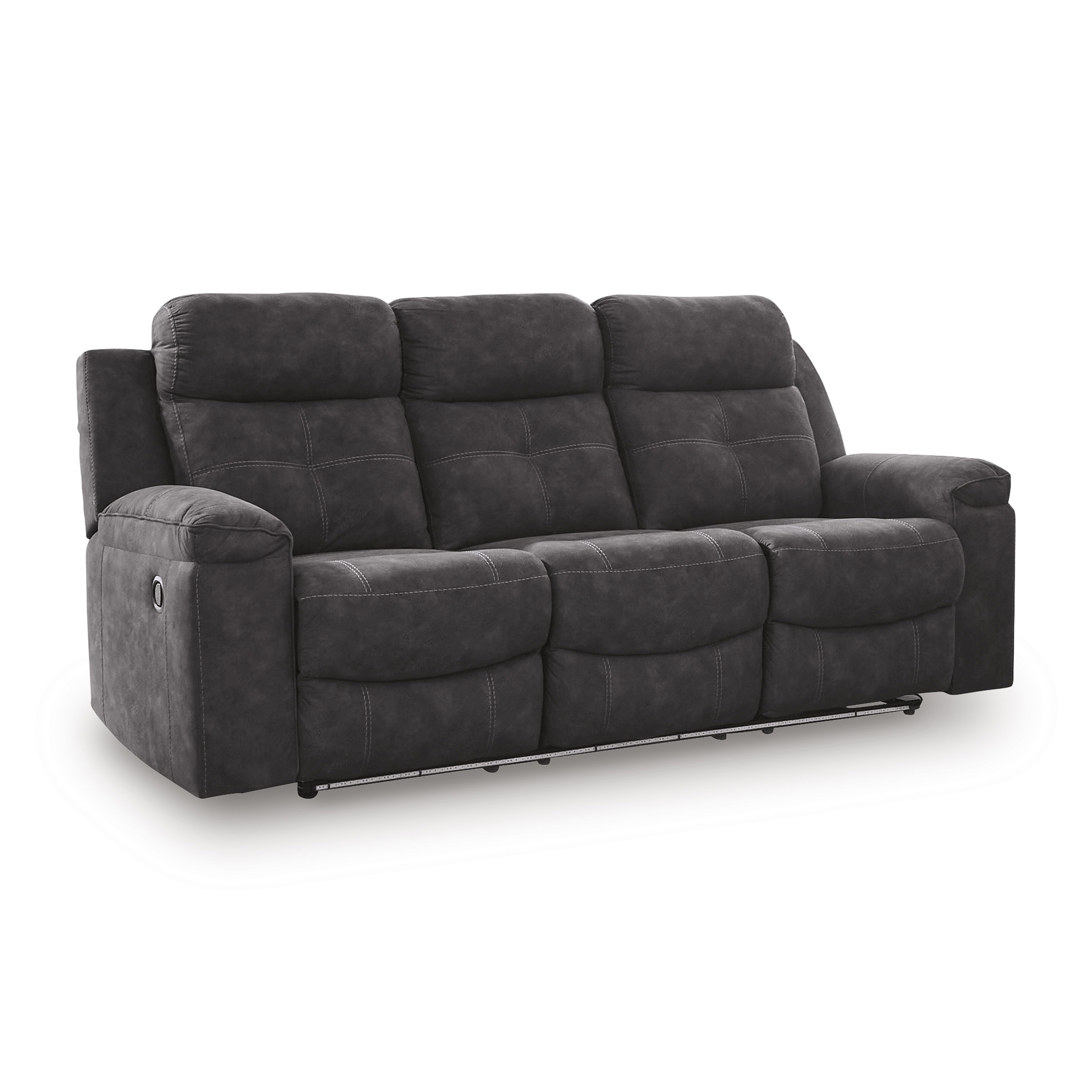 Brysonview Faux Leather Double Reclining Living Room Set with Console
