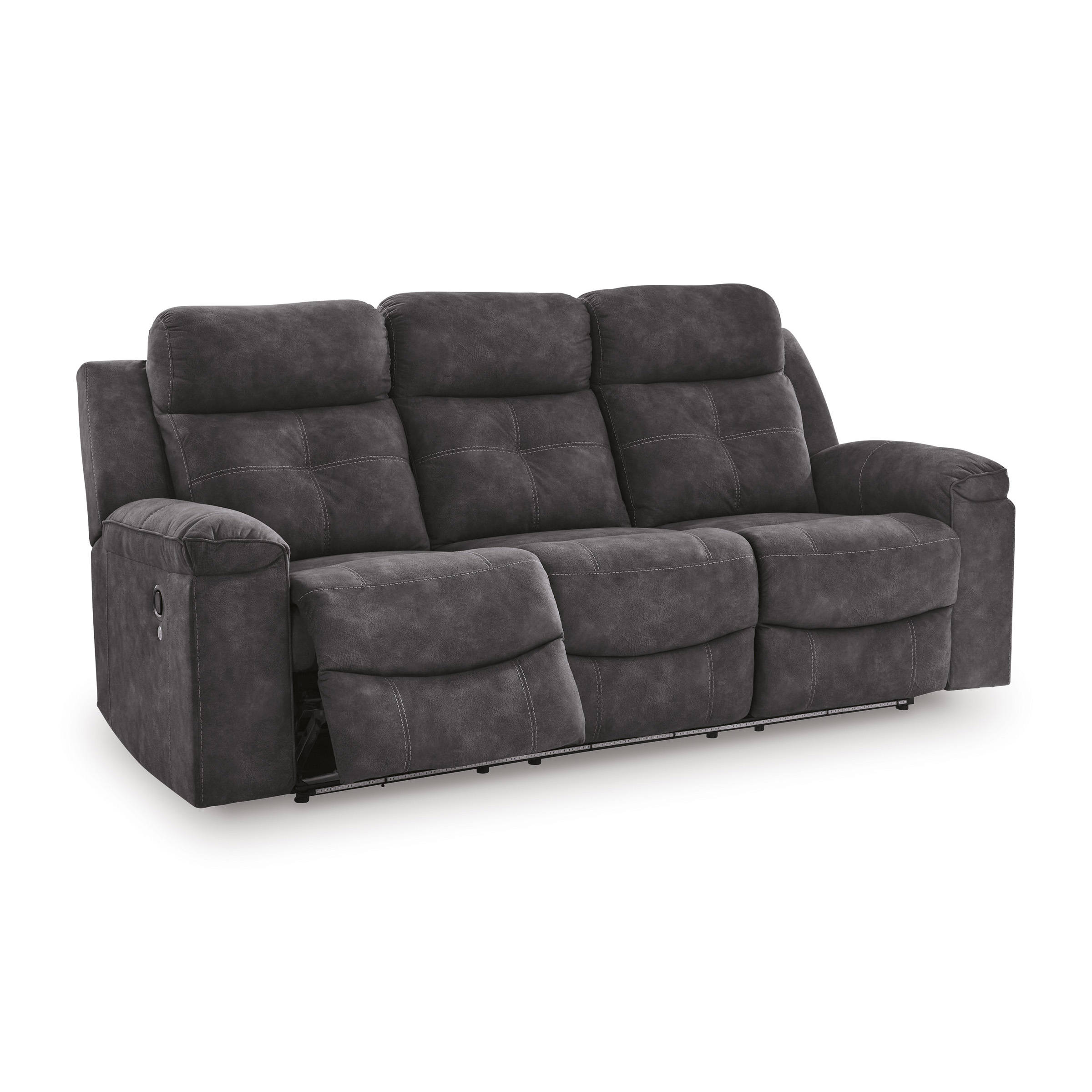 Brysonview Faux Leather Double Reclining Living Room Set with Console