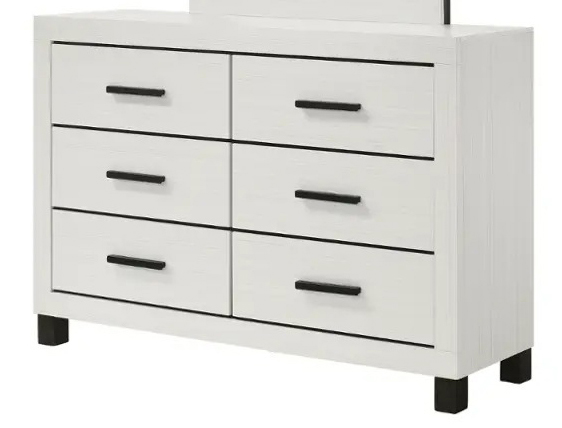 SM 8377a Wood Bedroom Set w/2 Lamps