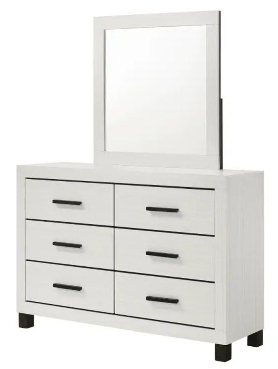 SM 8377a Wood Dresser w/6 Drawers