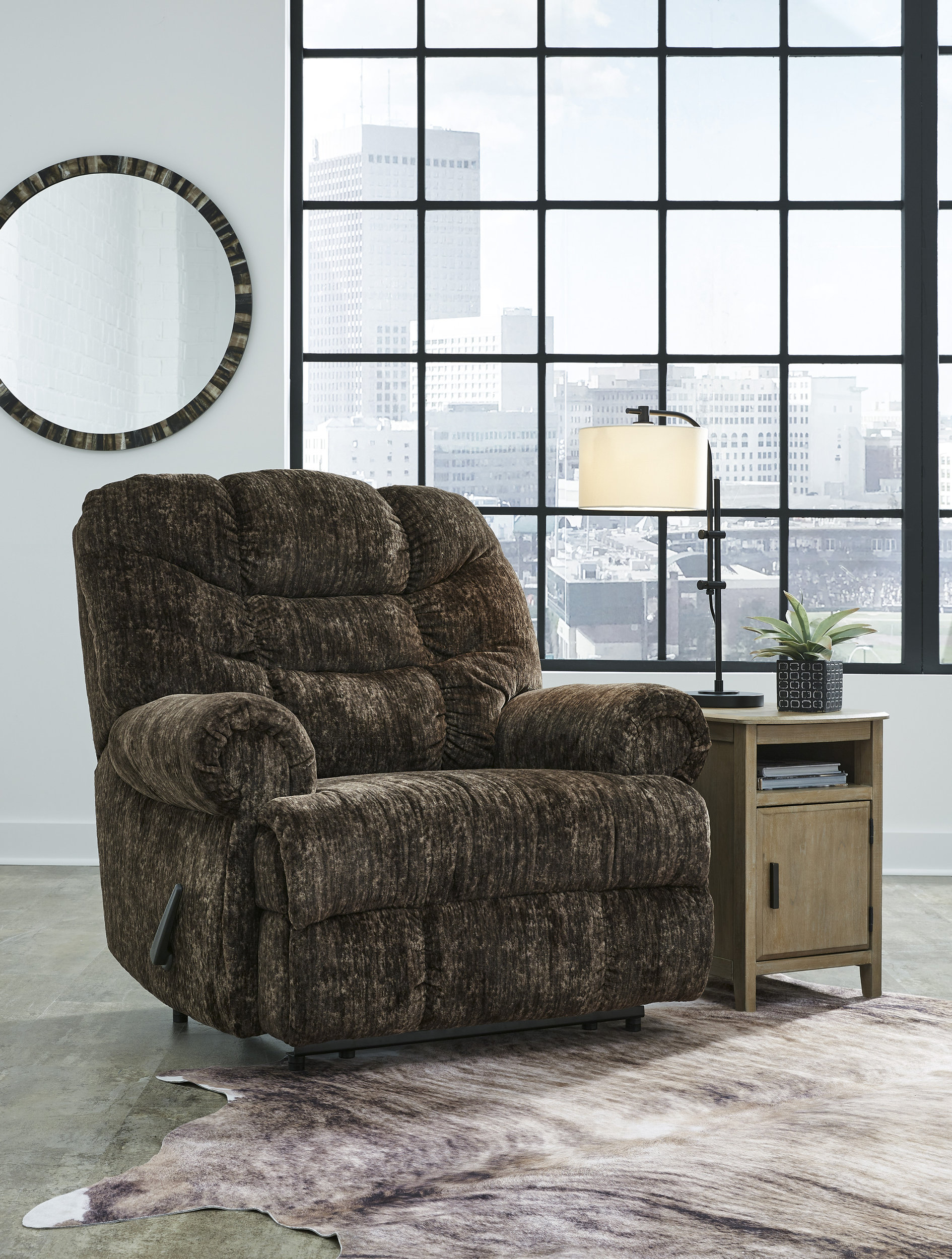Movie Man Polyester Zero Wall Recliner