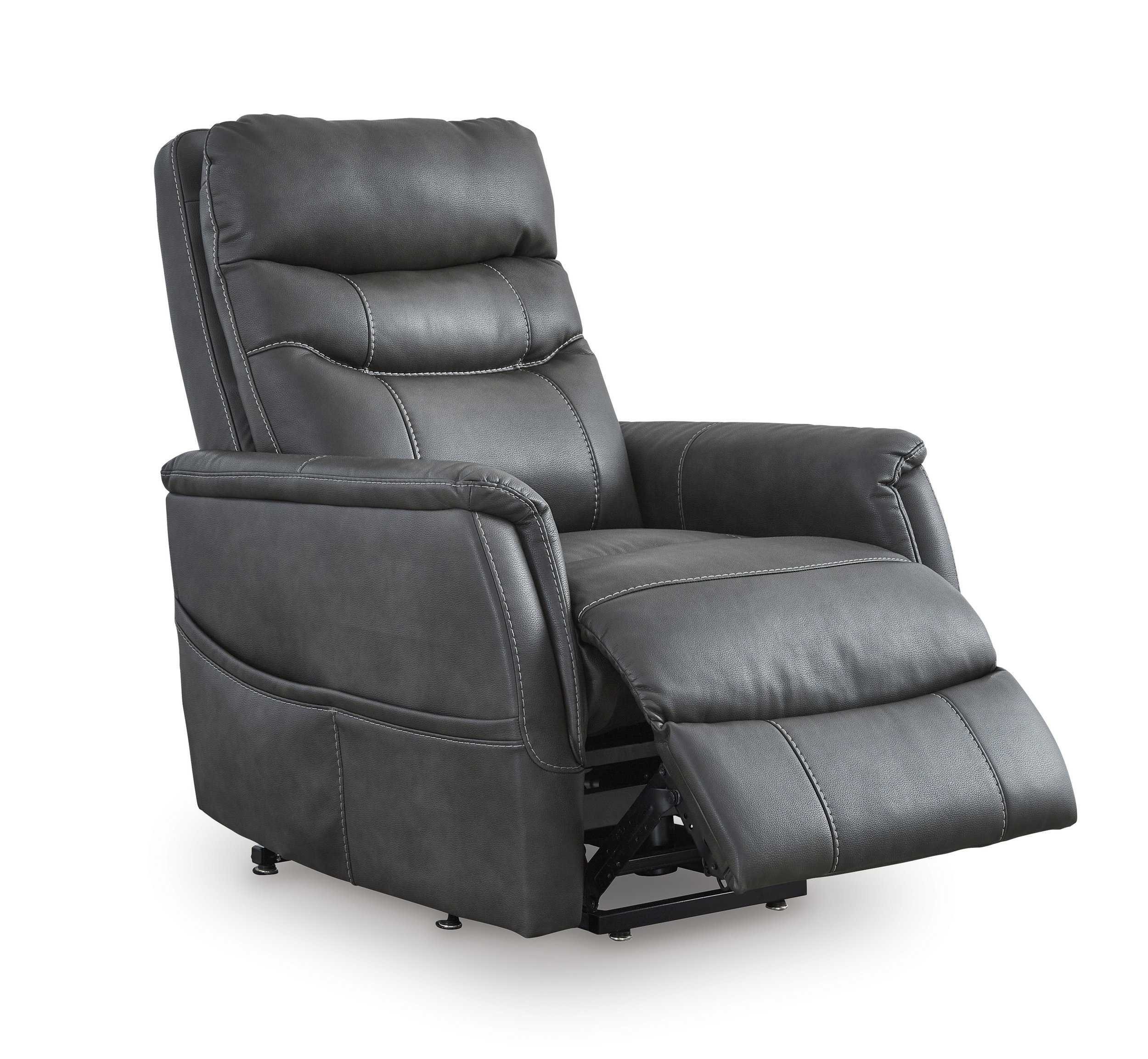 Strawbill Faux Leather Power Lift Massage Recliner