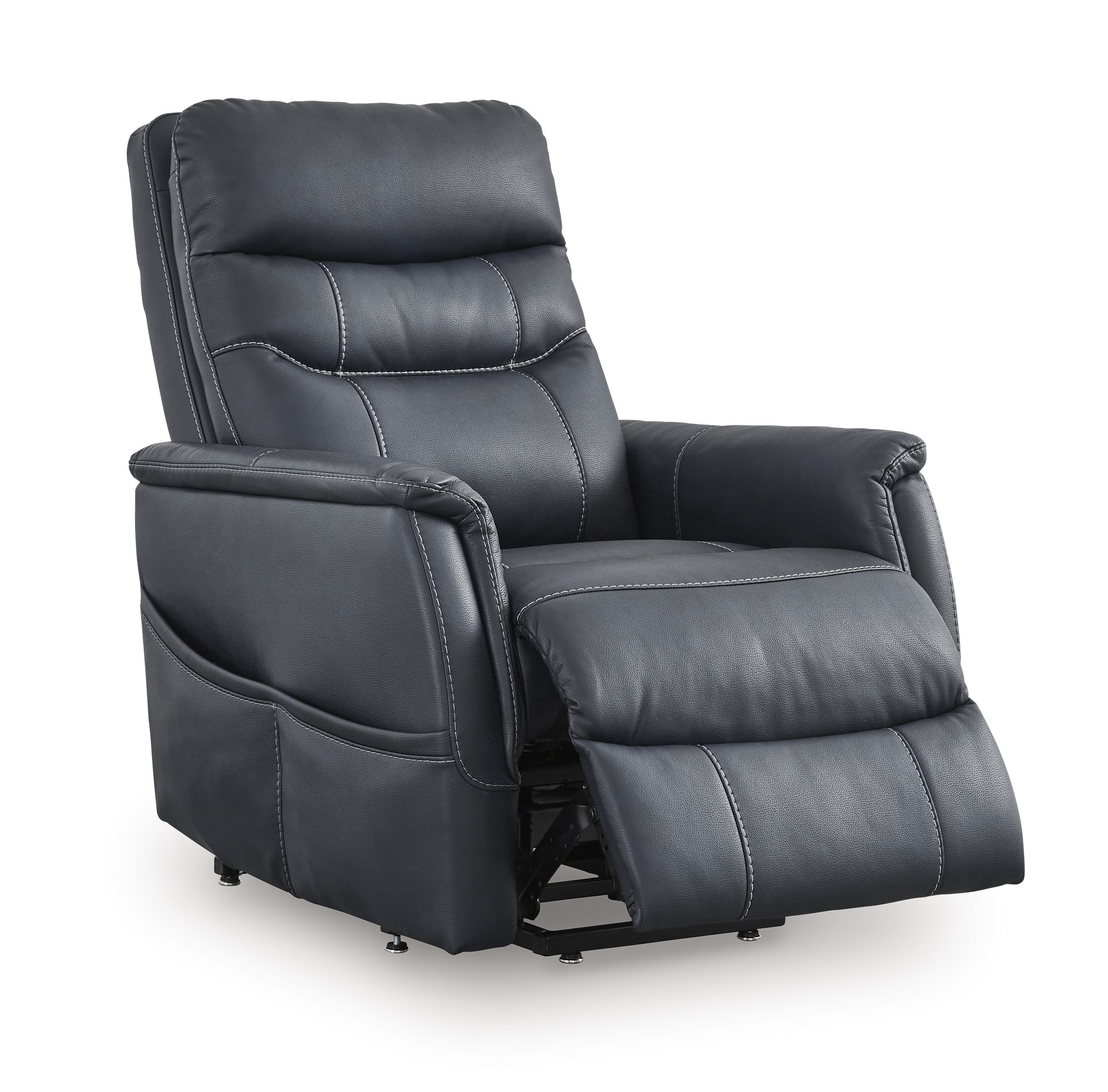 Strawbill Faux Leather Power Lift Massage Recliner