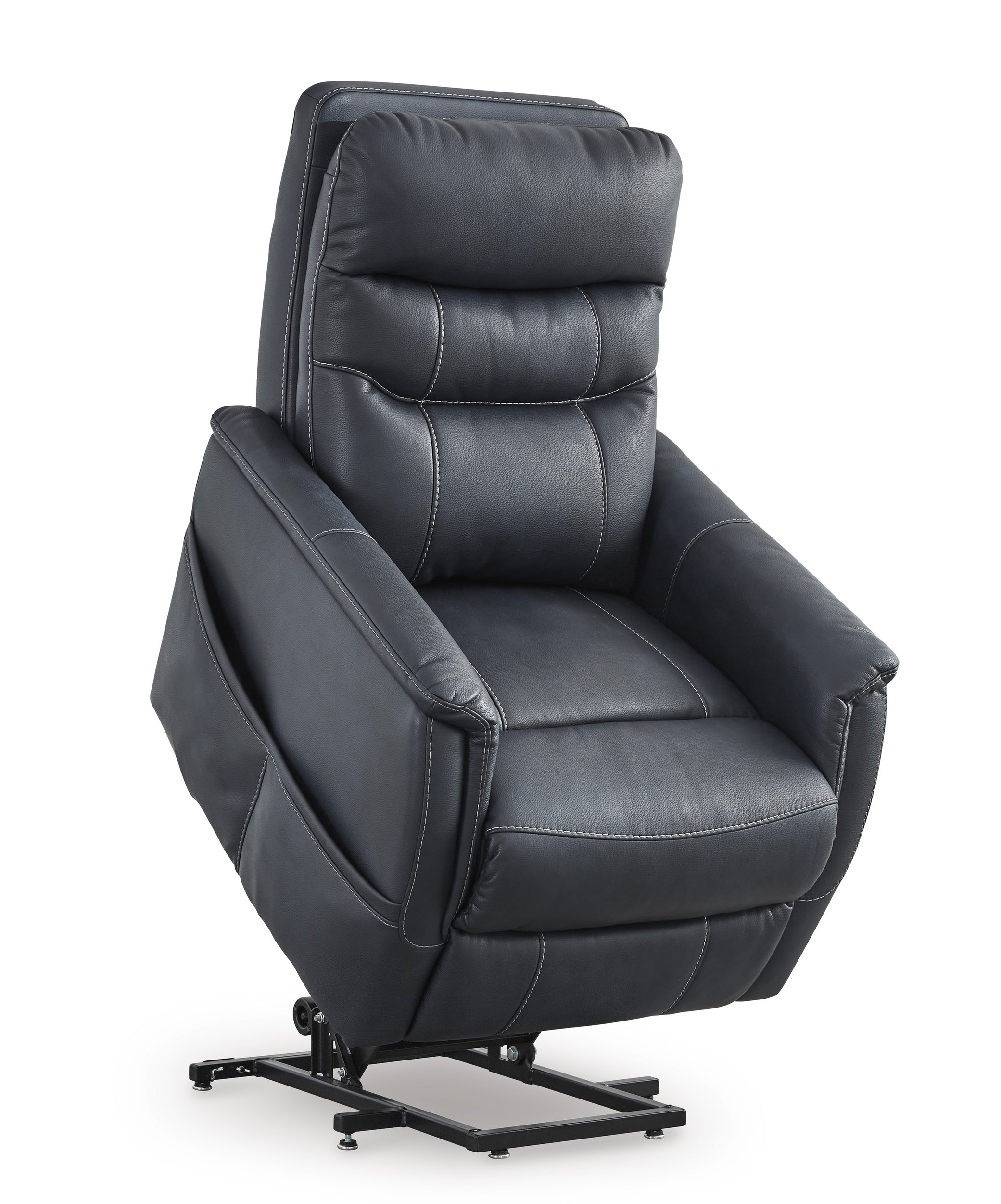Strawbill Faux Leather Power Lift Massage Recliner
