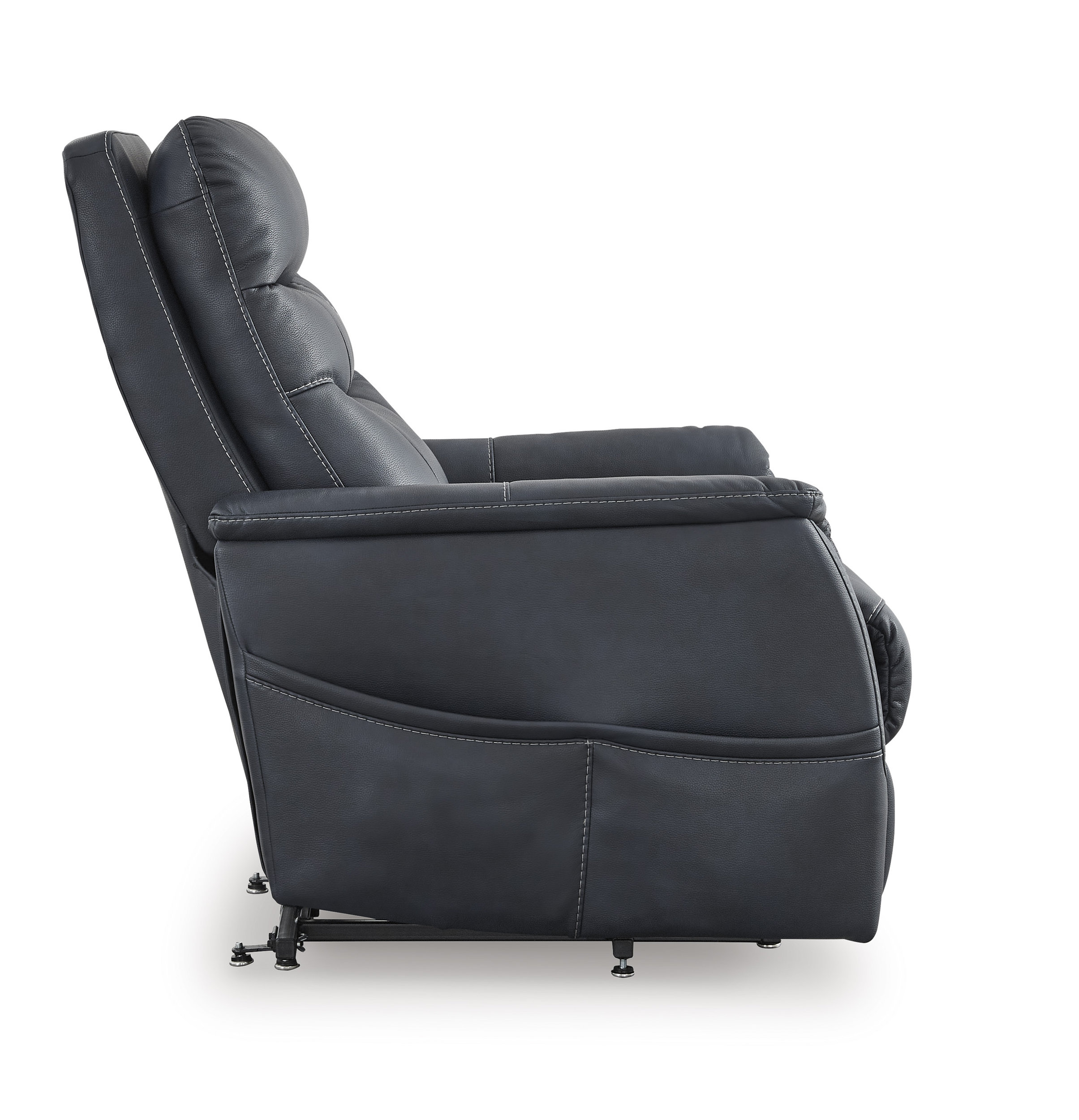 Strawbill Faux Leather Power Lift Massage Recliner