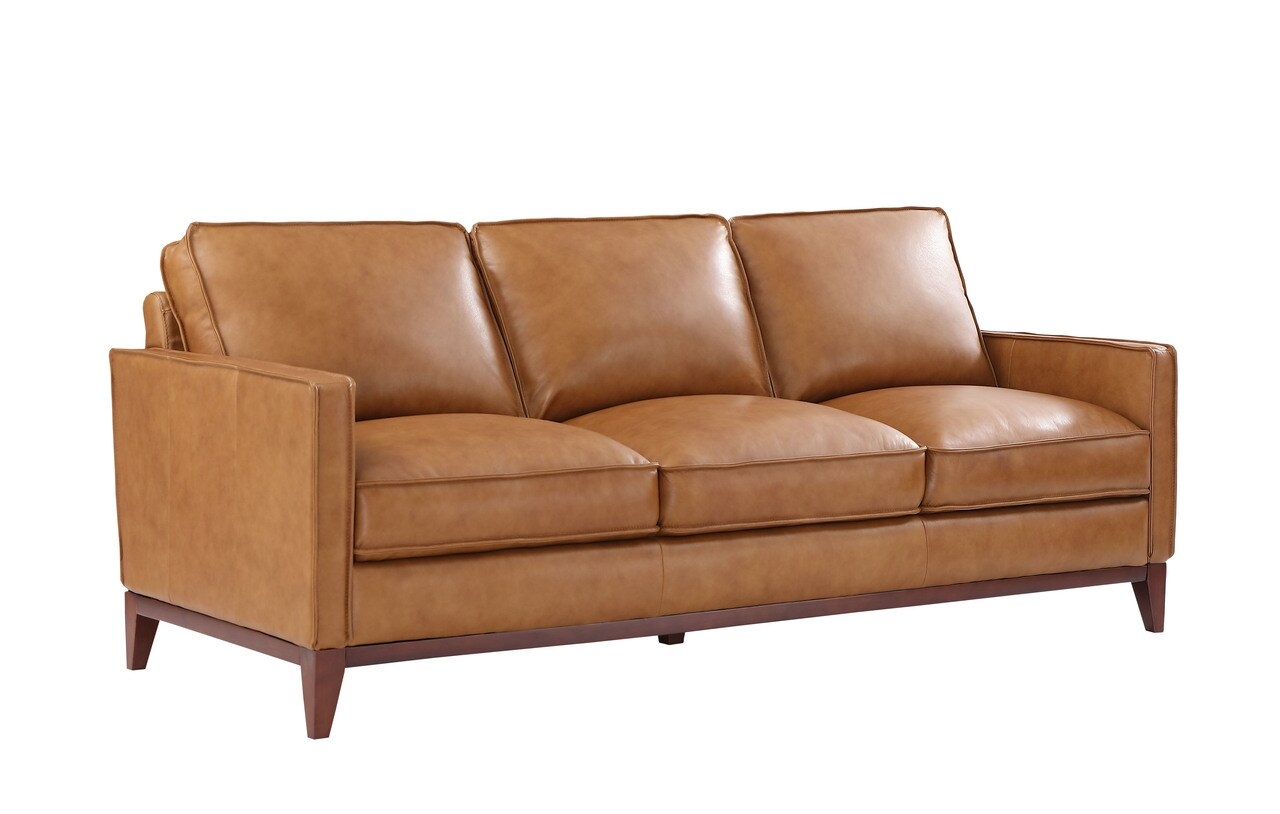 Harper Leather/Split Living Room Set