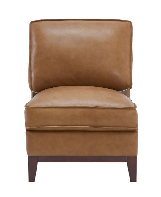 Harper Leather/Split L-Shape Corner Sectional Sofa