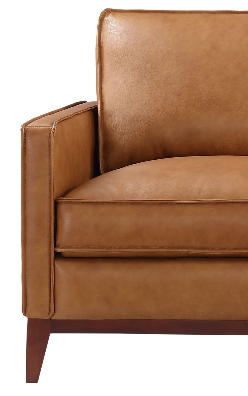 Harper Leather/Split L-Shape Corner Sectional Sofa