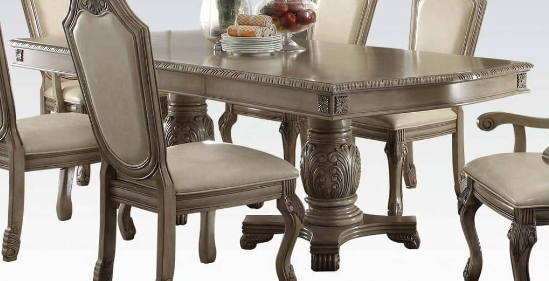 Chateau De Ville PU/Wood Dining Set by ACME