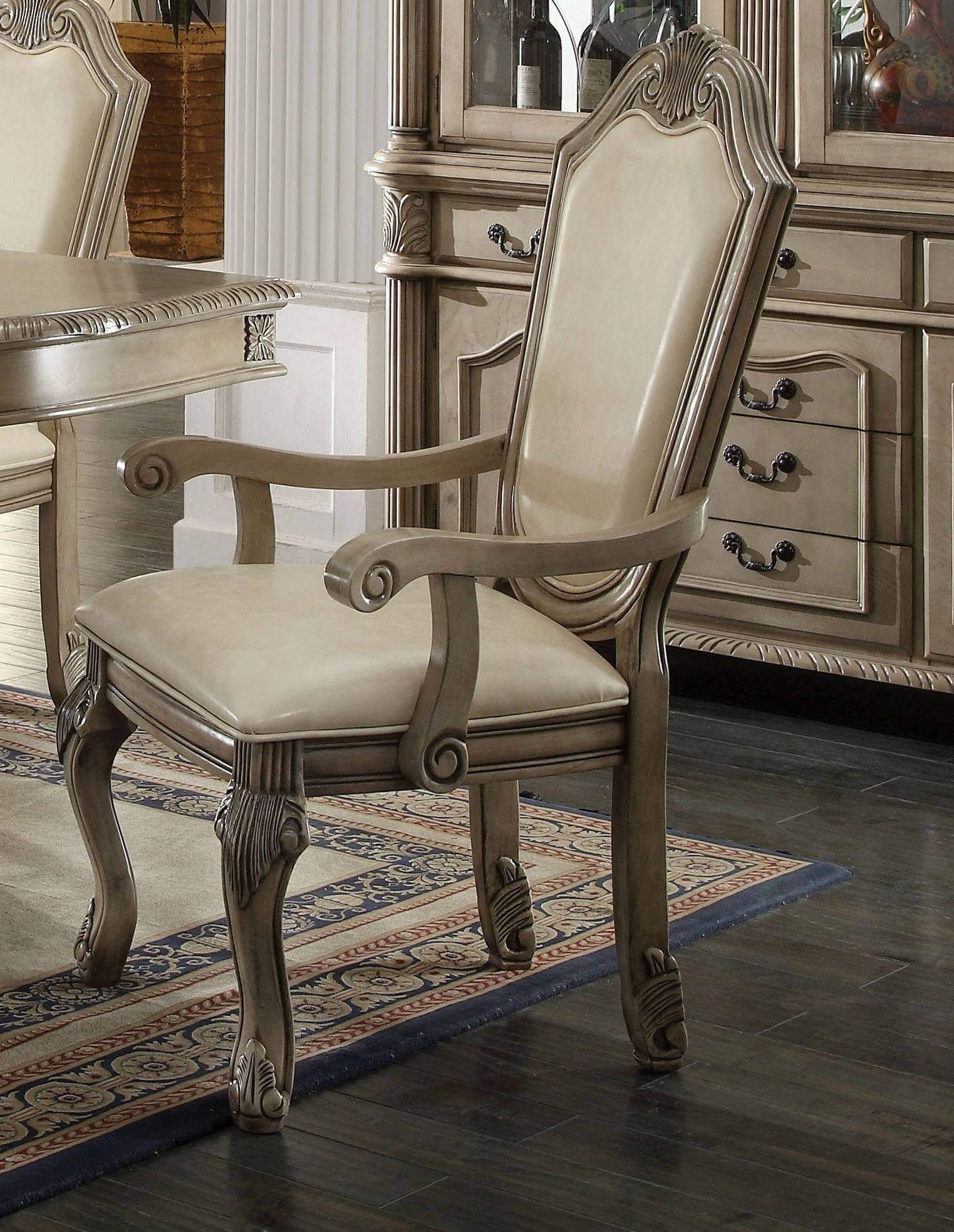Chateau De Ville PU/Wood Dining Set by ACME