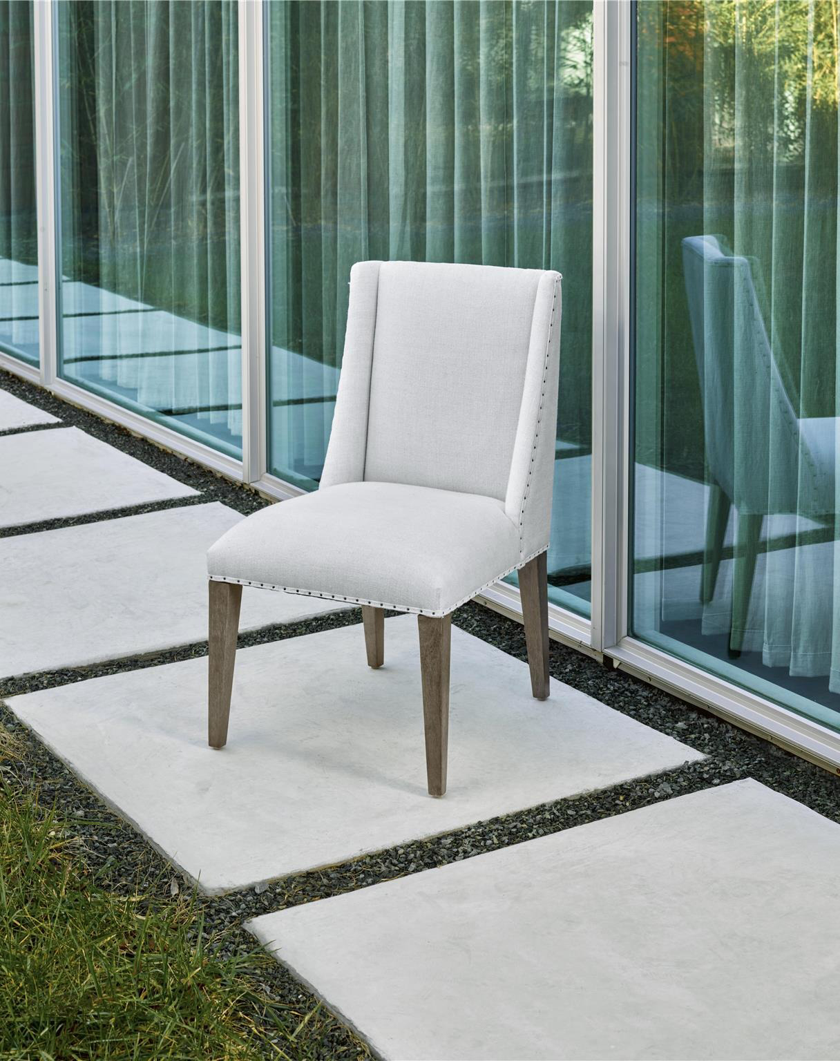 Tyndall Fabric/Wood Dining Chair