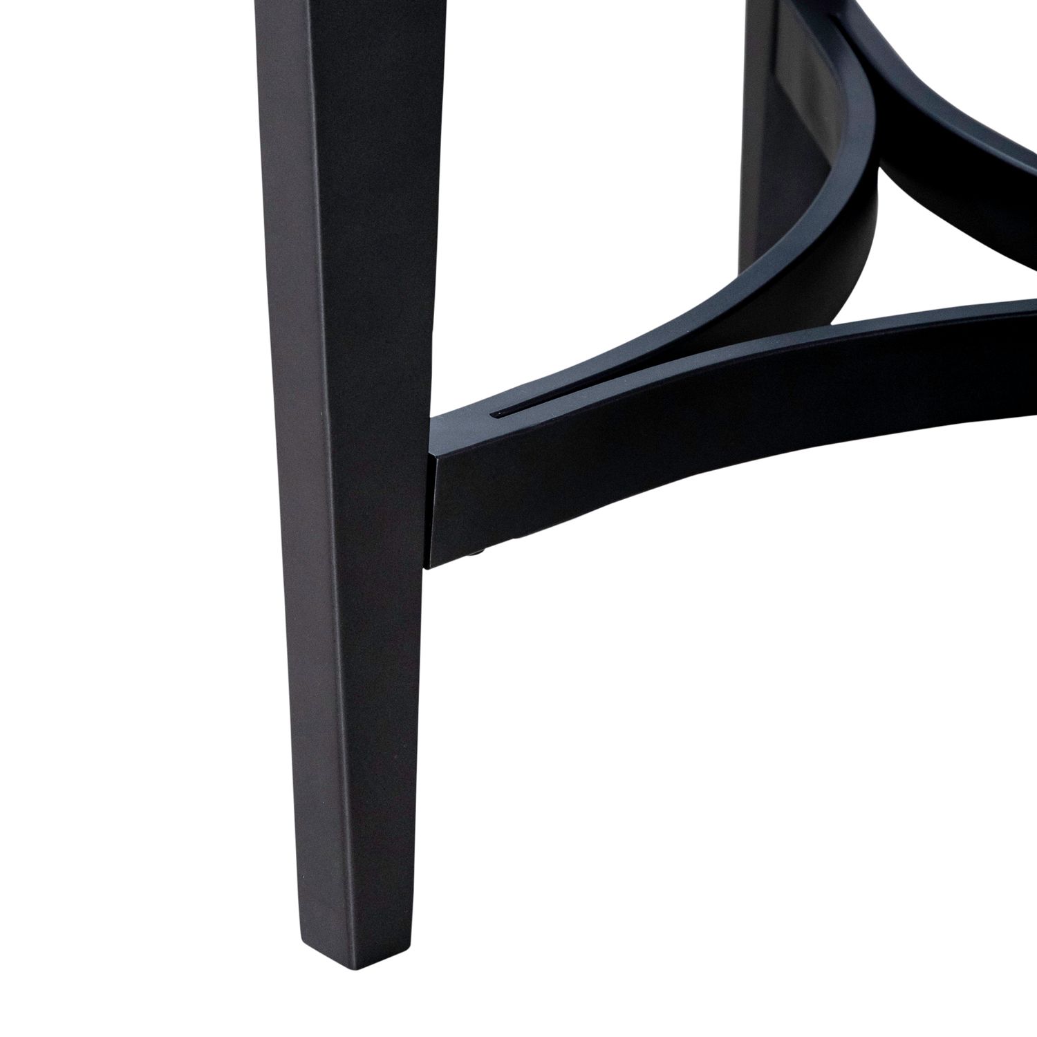 Capri Round Glass/Metal End Table