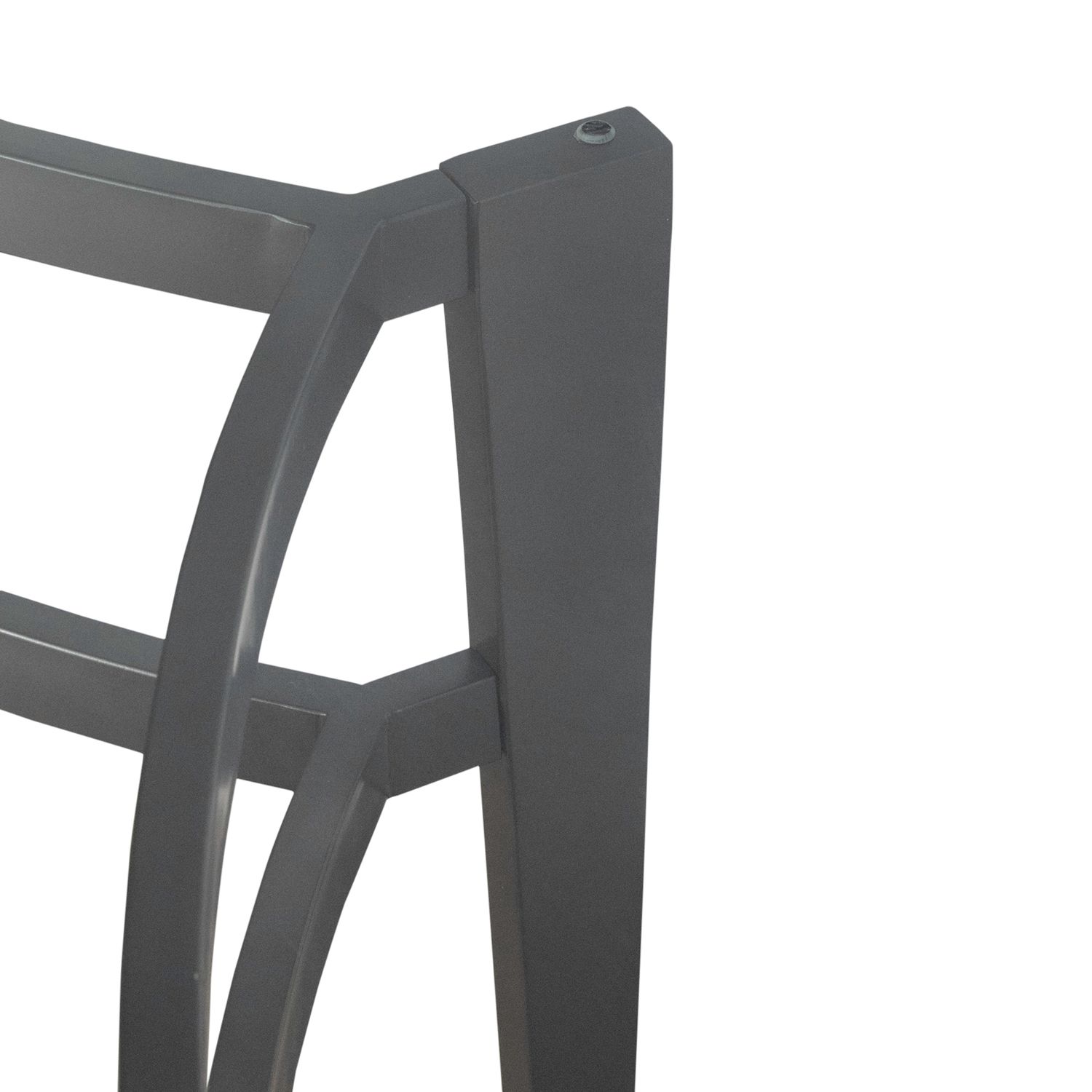 Capri Demilune Glass/Metal Sofa Table