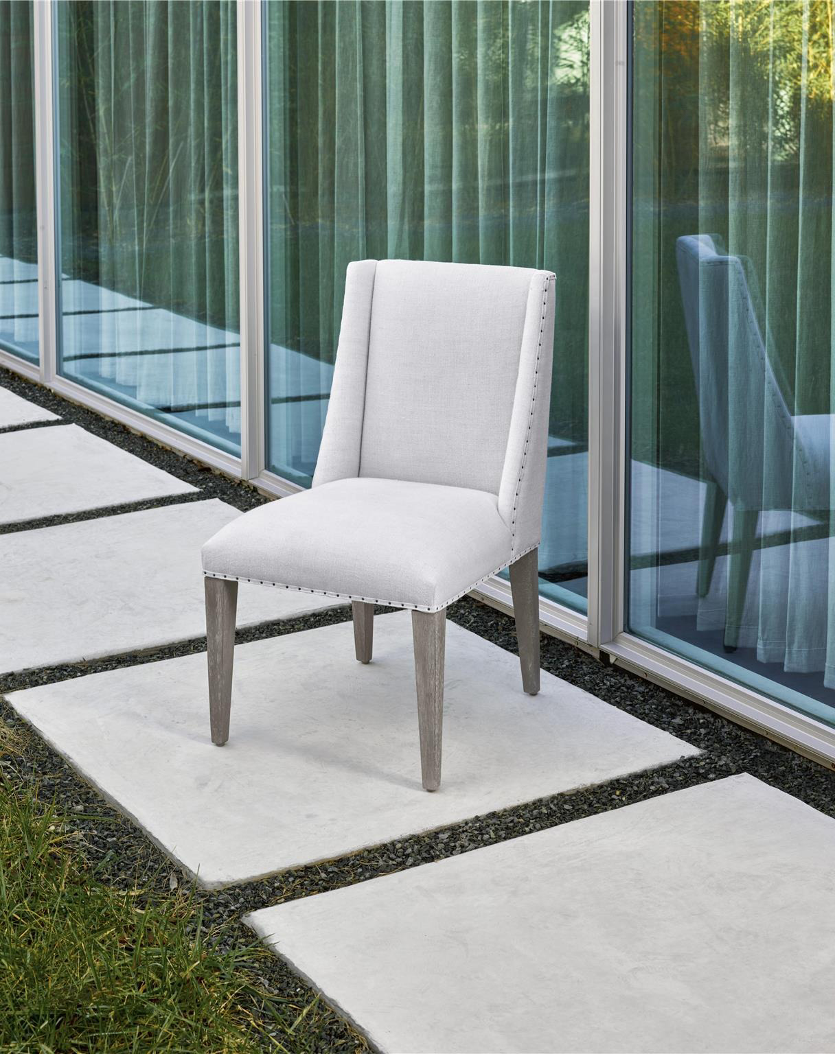Tyndall Fabric/Wood Dining Chair