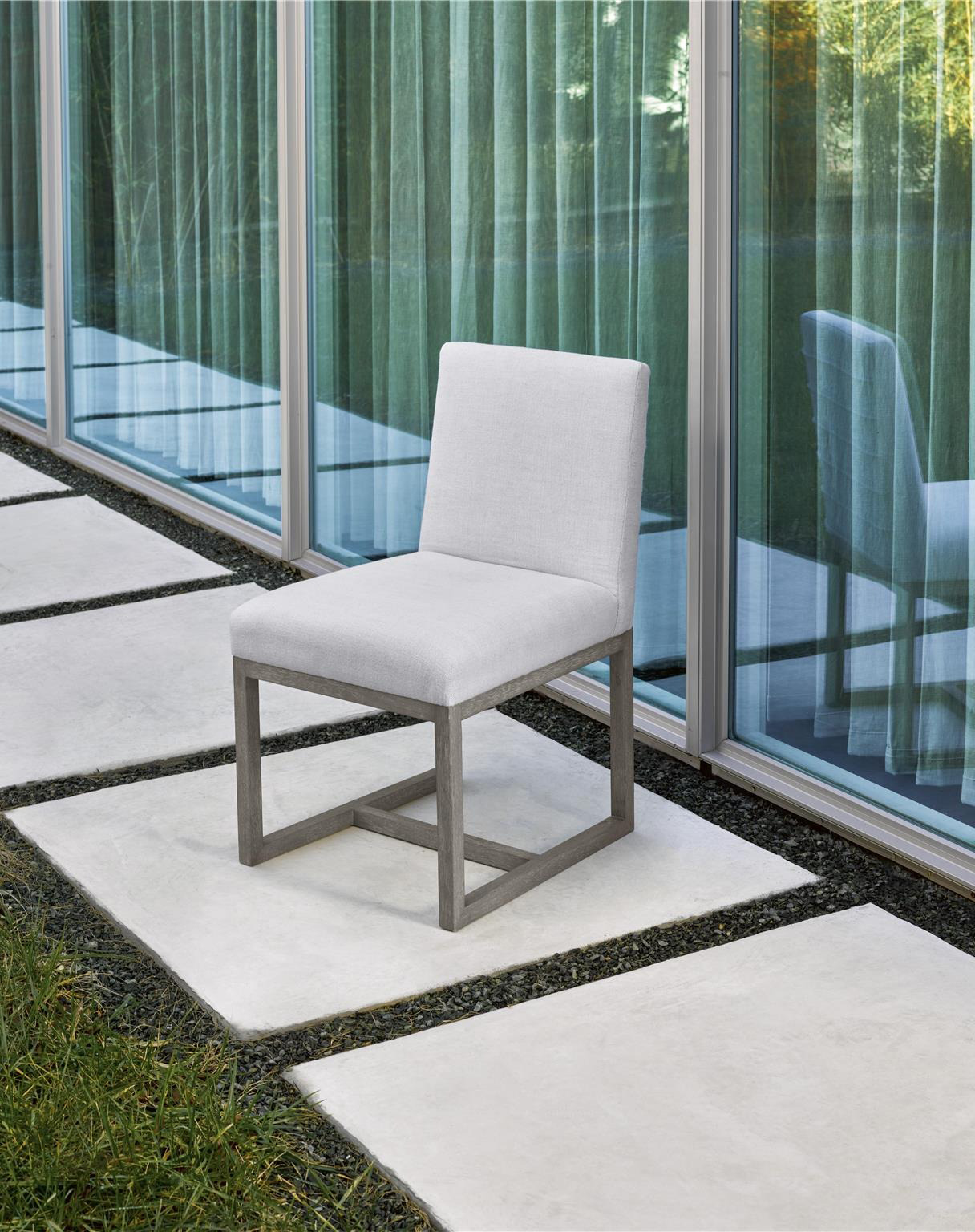 Carter Linen/Wood Side Chair