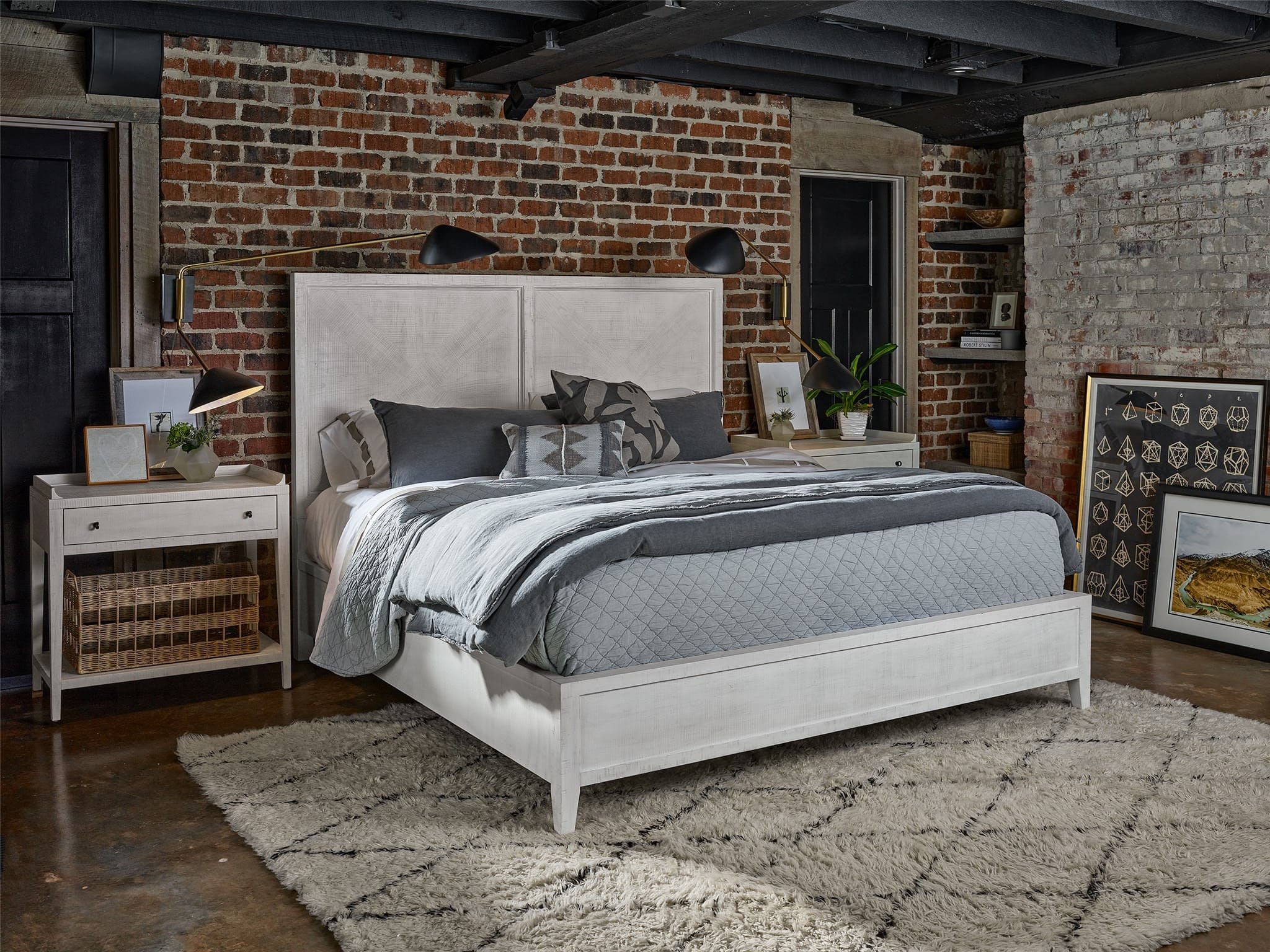 Modern Farmhouse Haines Panel Bed Universal Furniture