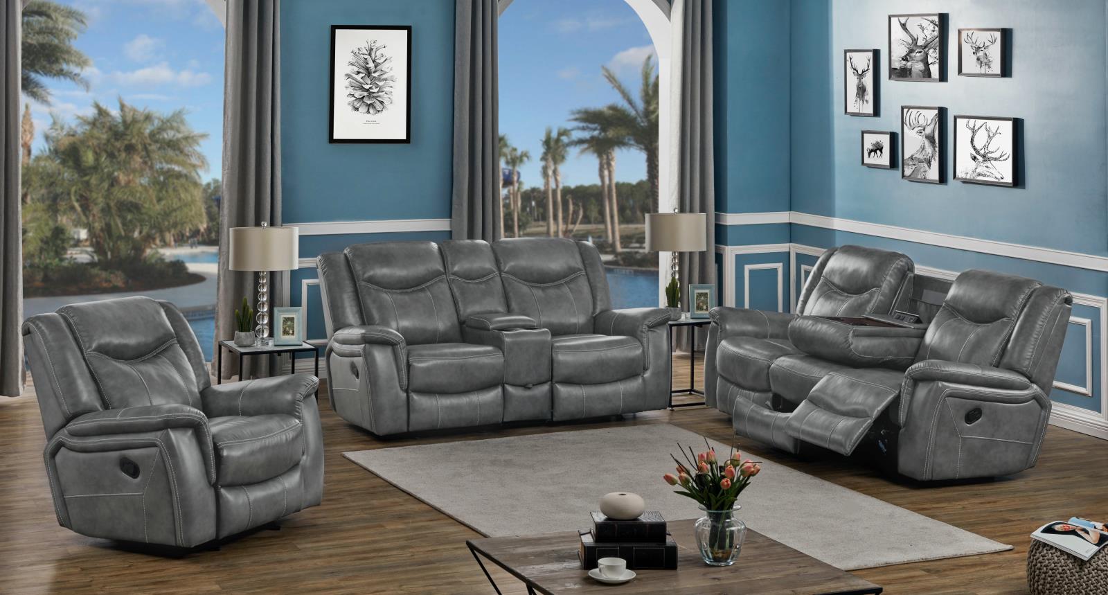 Conrad PU Motion Sofa