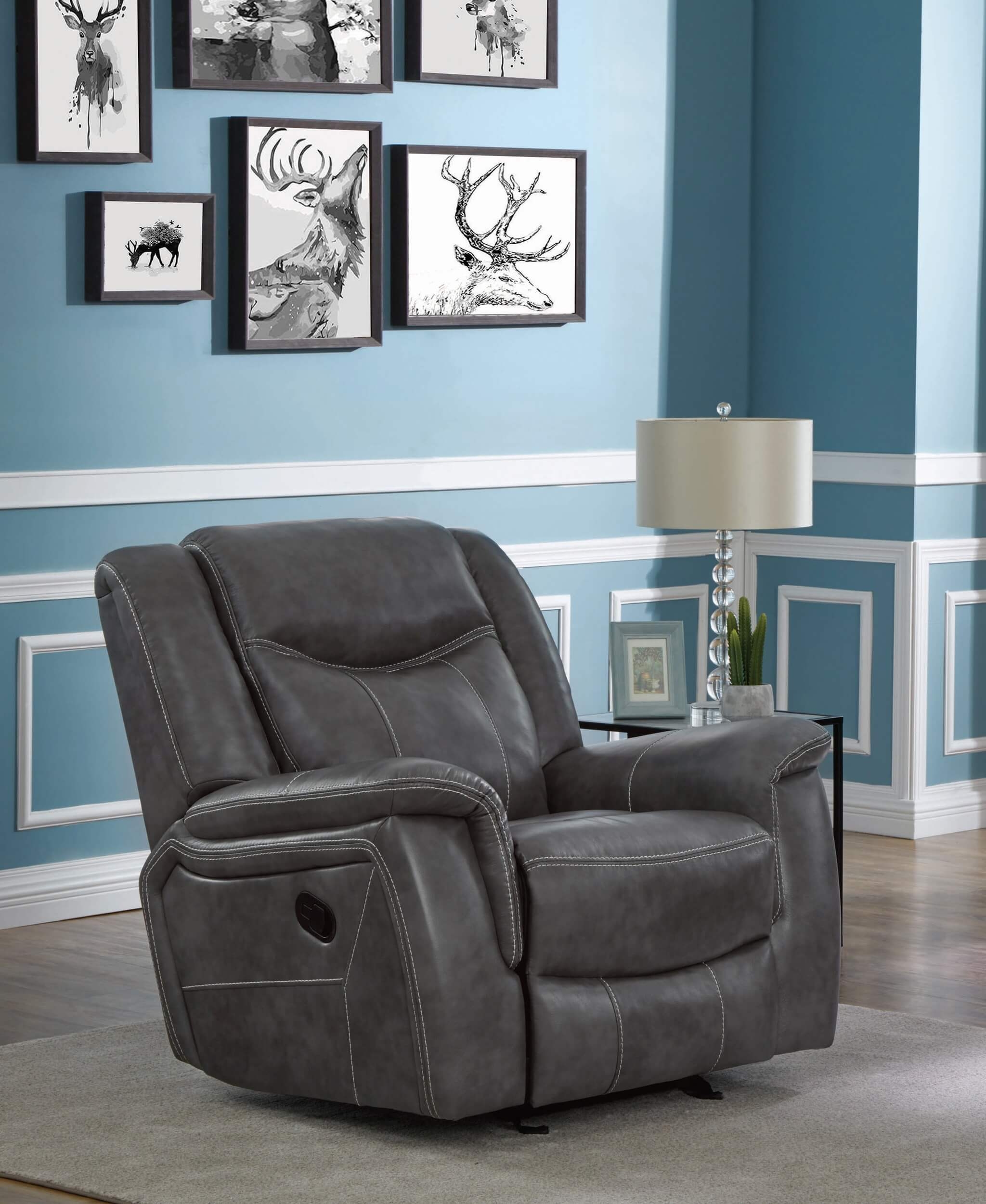 Conrad PU Motion Glider Recliner