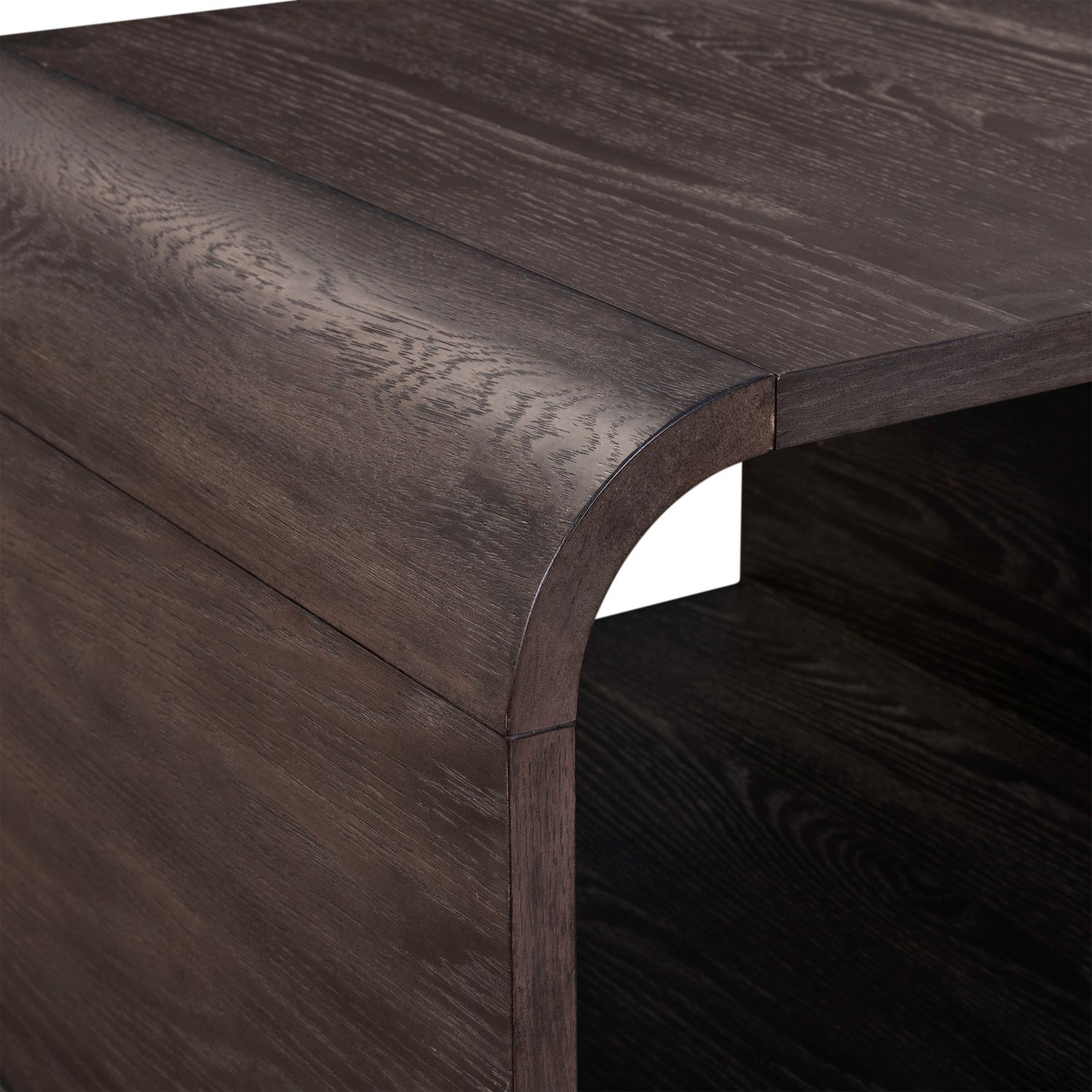 Perspectives Rectangular Wood Cocktail Table