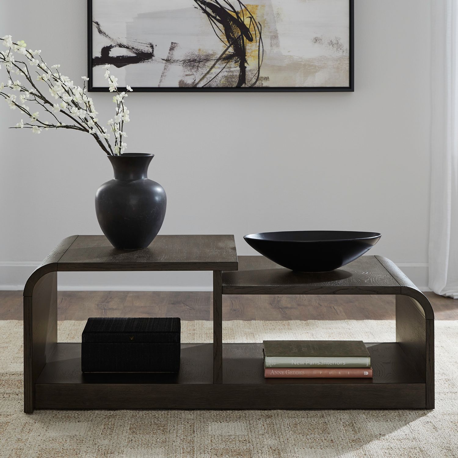Perspectives Cocktail Table Set | Modern Espresso | Liberty