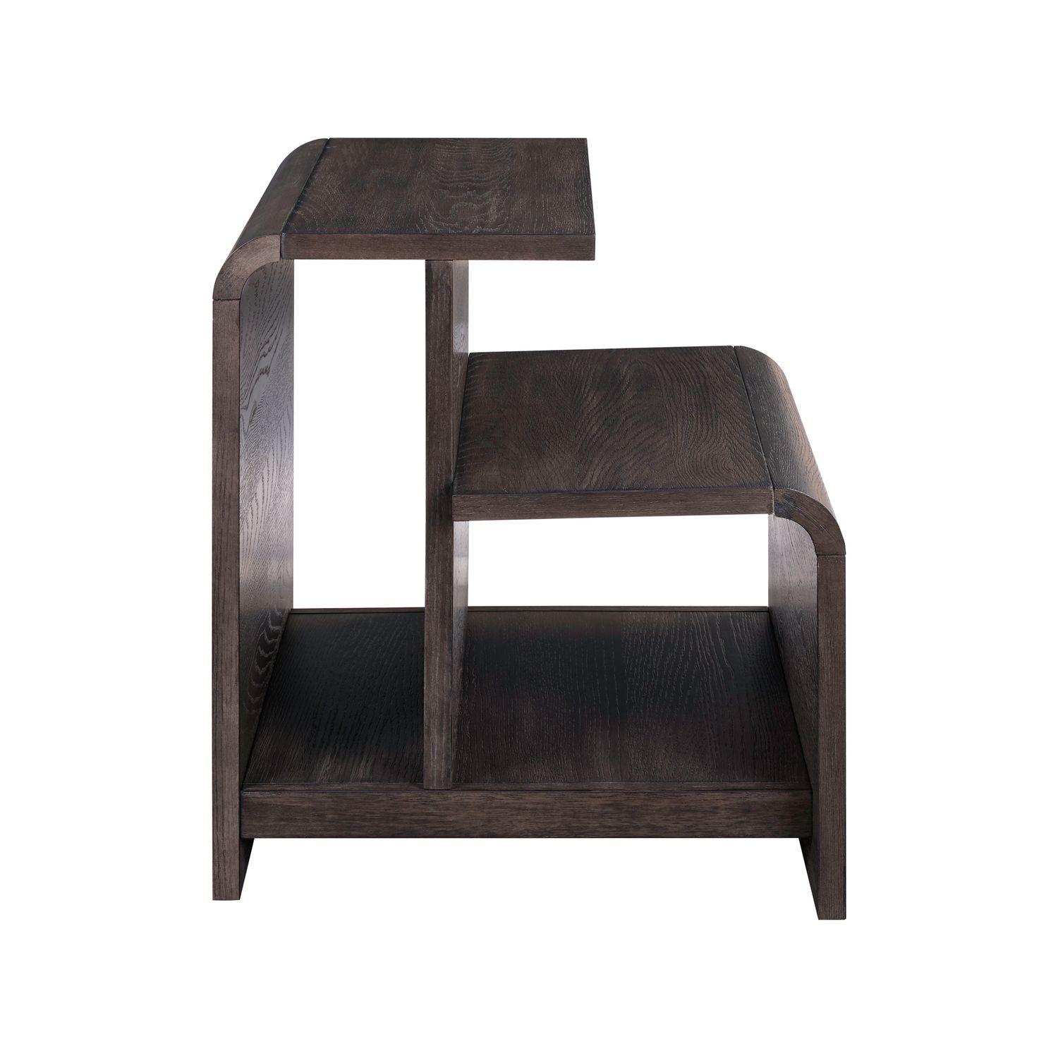Perspectives Rectangular Wood End Table