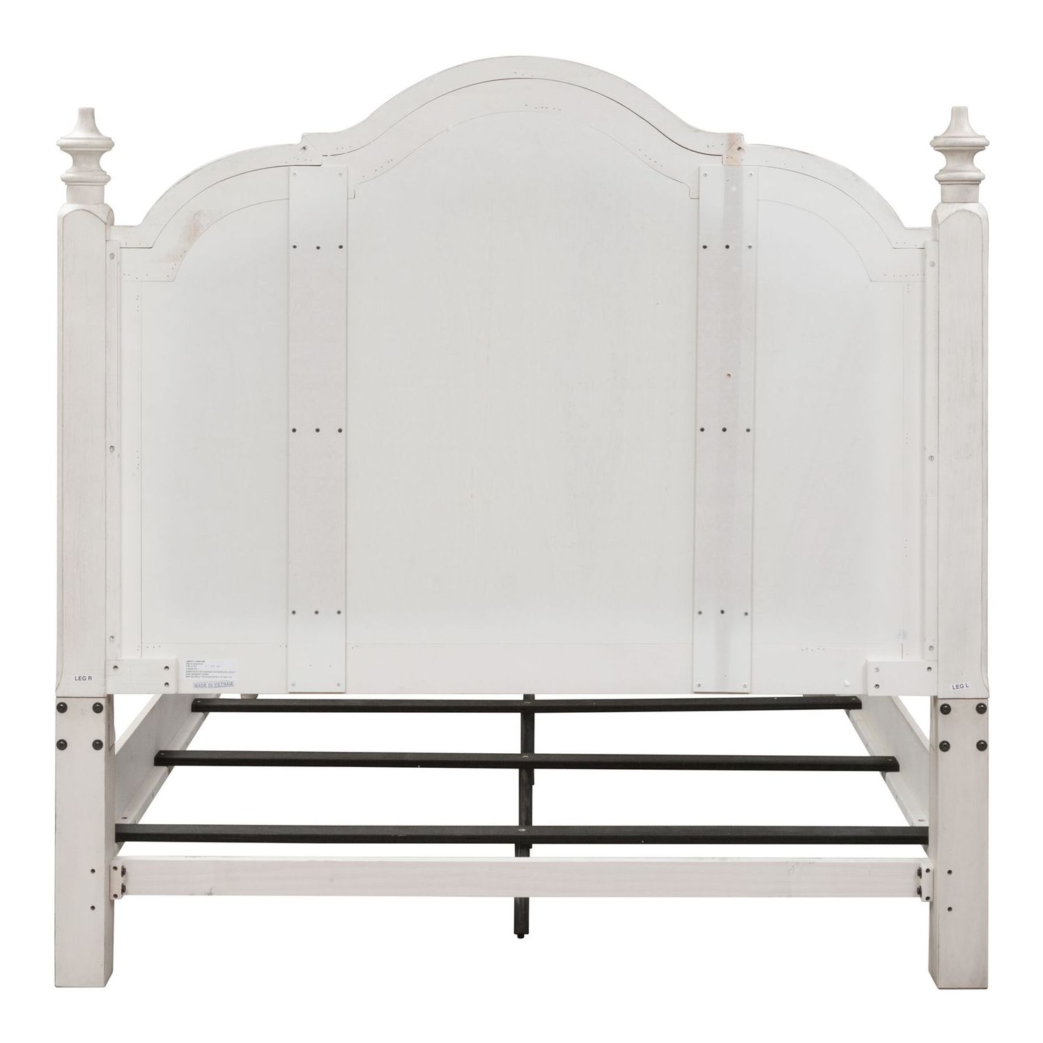 Farmhouse Reimagined Wood King Size Poster Bed
