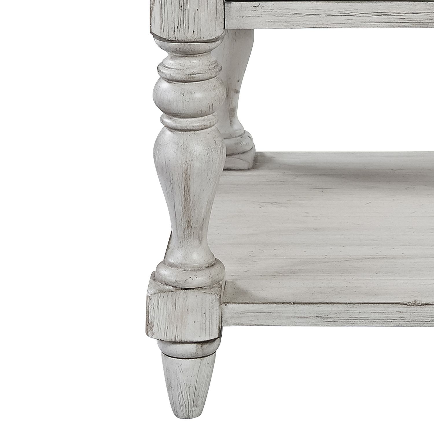 Farmhouse Reimagined Wood 1-Drawer Night Stand