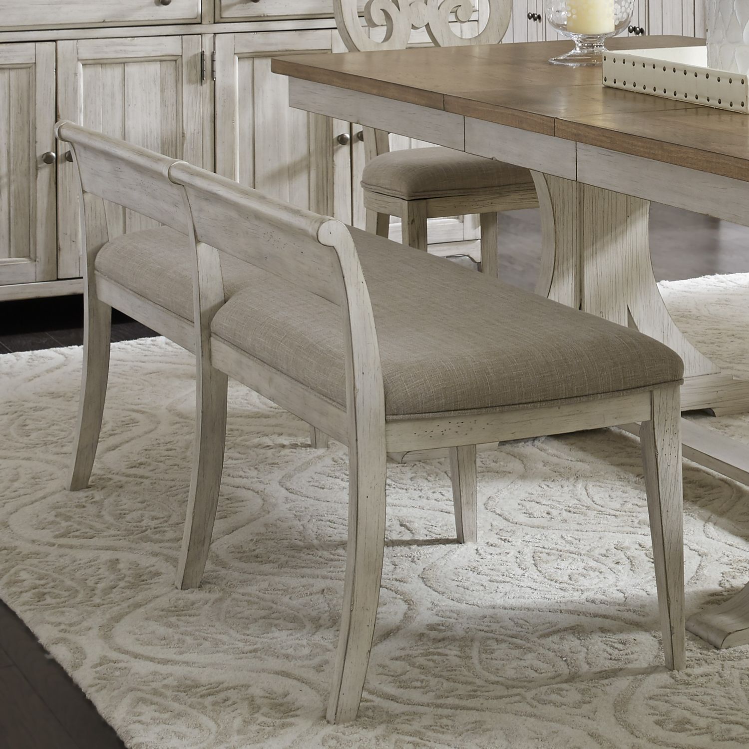 Farmhouse Reimagined Extendable Wood Dining Set – Rustic