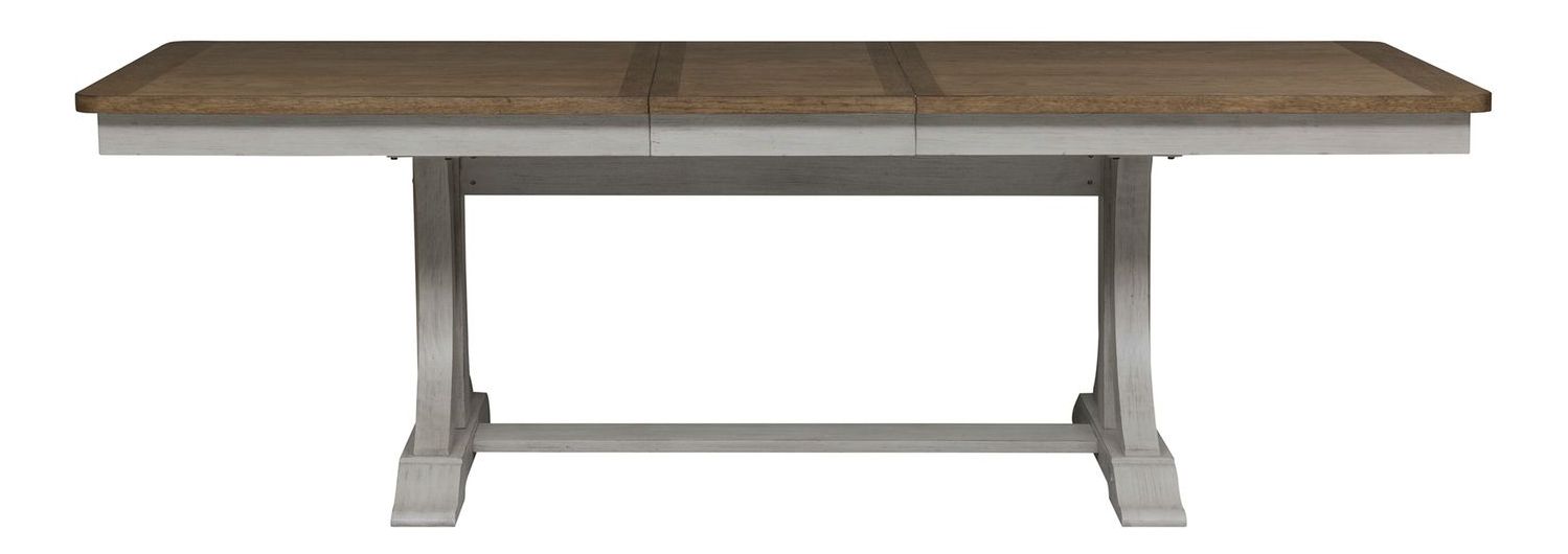 Farmhouse Reimagined Extendable Wood Dining Set – Rustic