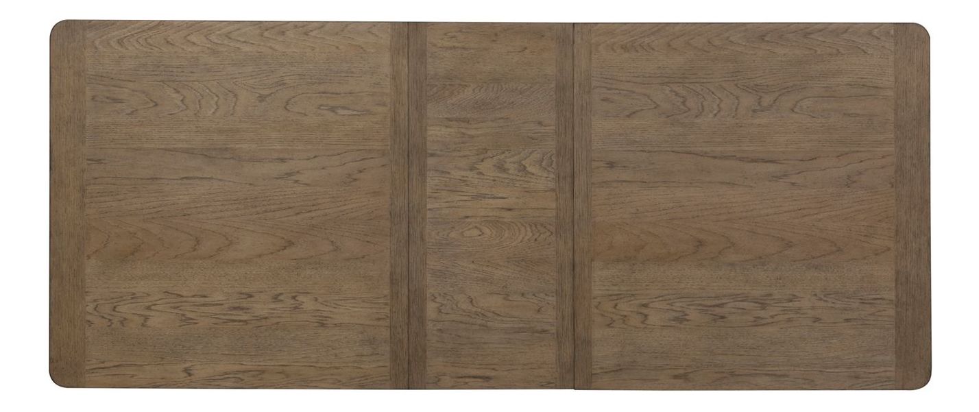 Farmhouse Reimagined Rectangular Wood Extendable Trestle Dining Table