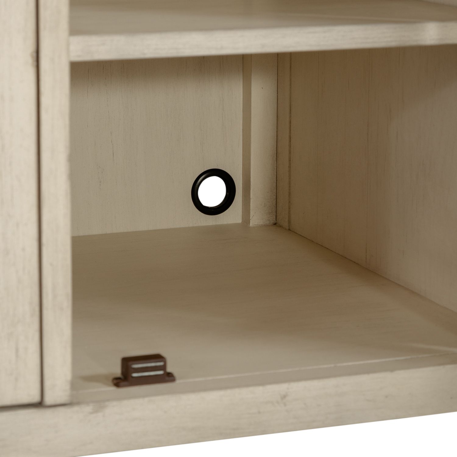 Farmhouse Reimagined Wood 5-Drawer 2-Door Credenza