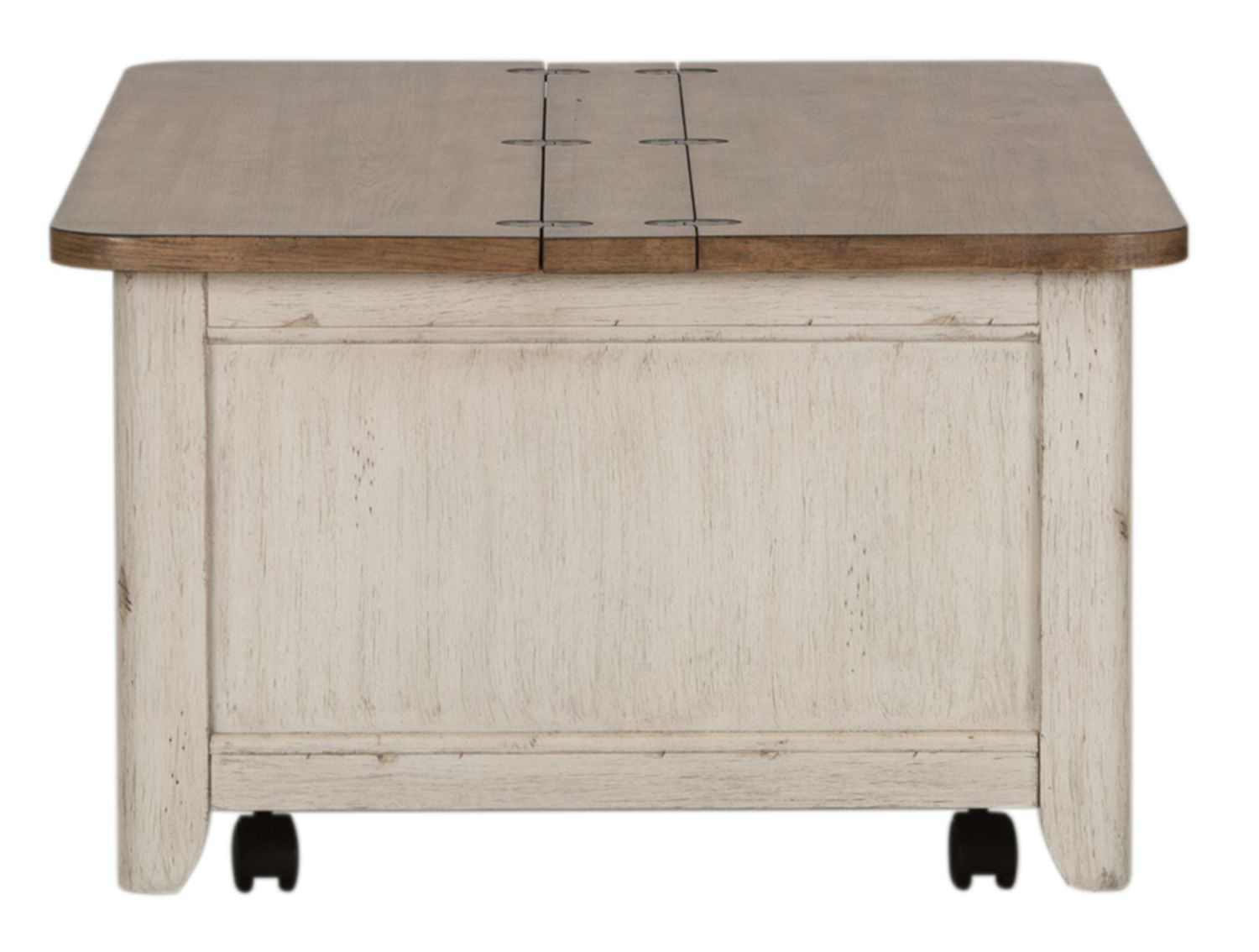 Farmhouse Reimagined Rectangular Wood Storage Trunk