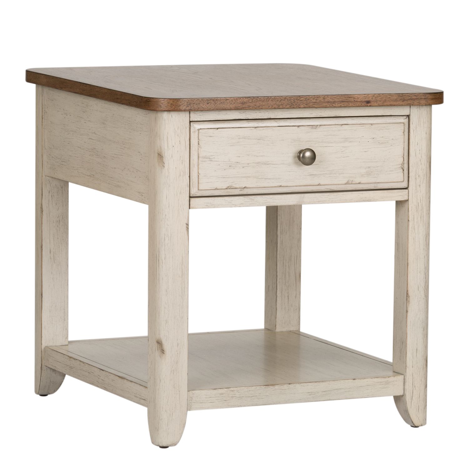 Farmhouse Wood Cocktail Table Set – Rectangular 3-Piece