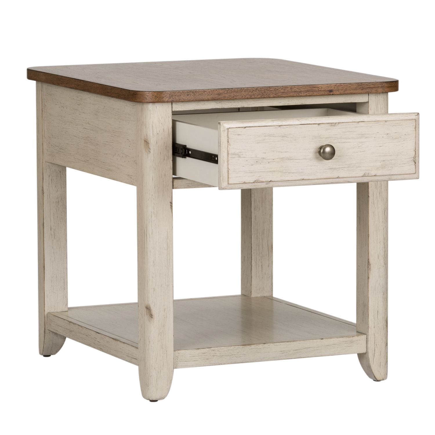 Farmhouse Wood Cocktail Table Set – Rectangular 3-Piece