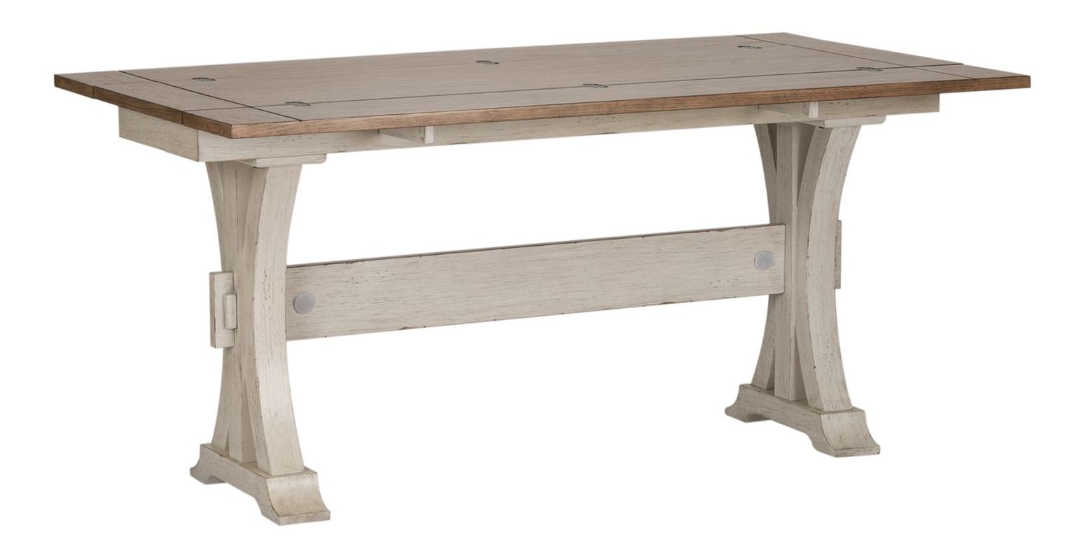 Farmhouse Reimagined Rectangular Wood Flip Lid Sofa Table