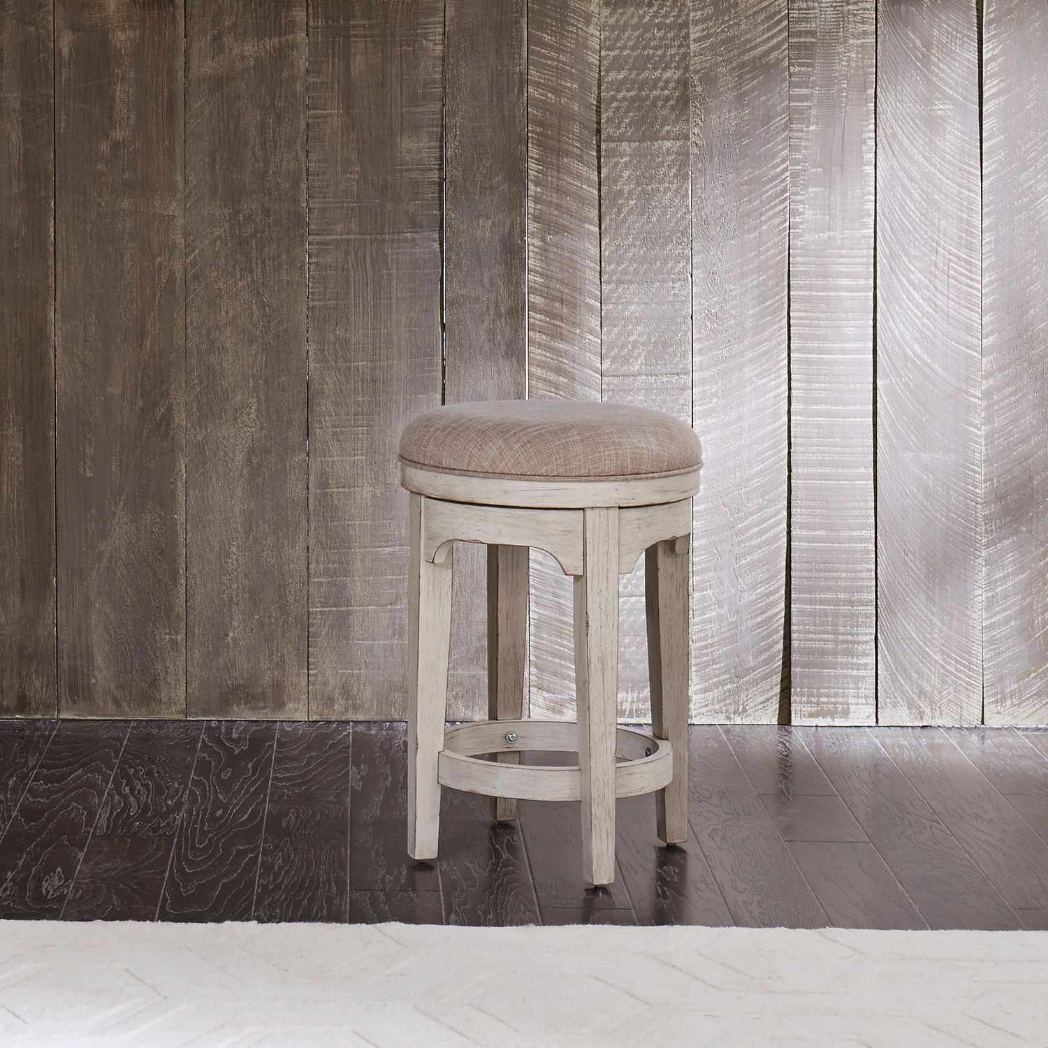 Farmhouse Reimagined Wood Console Bar Table with 3 Stools