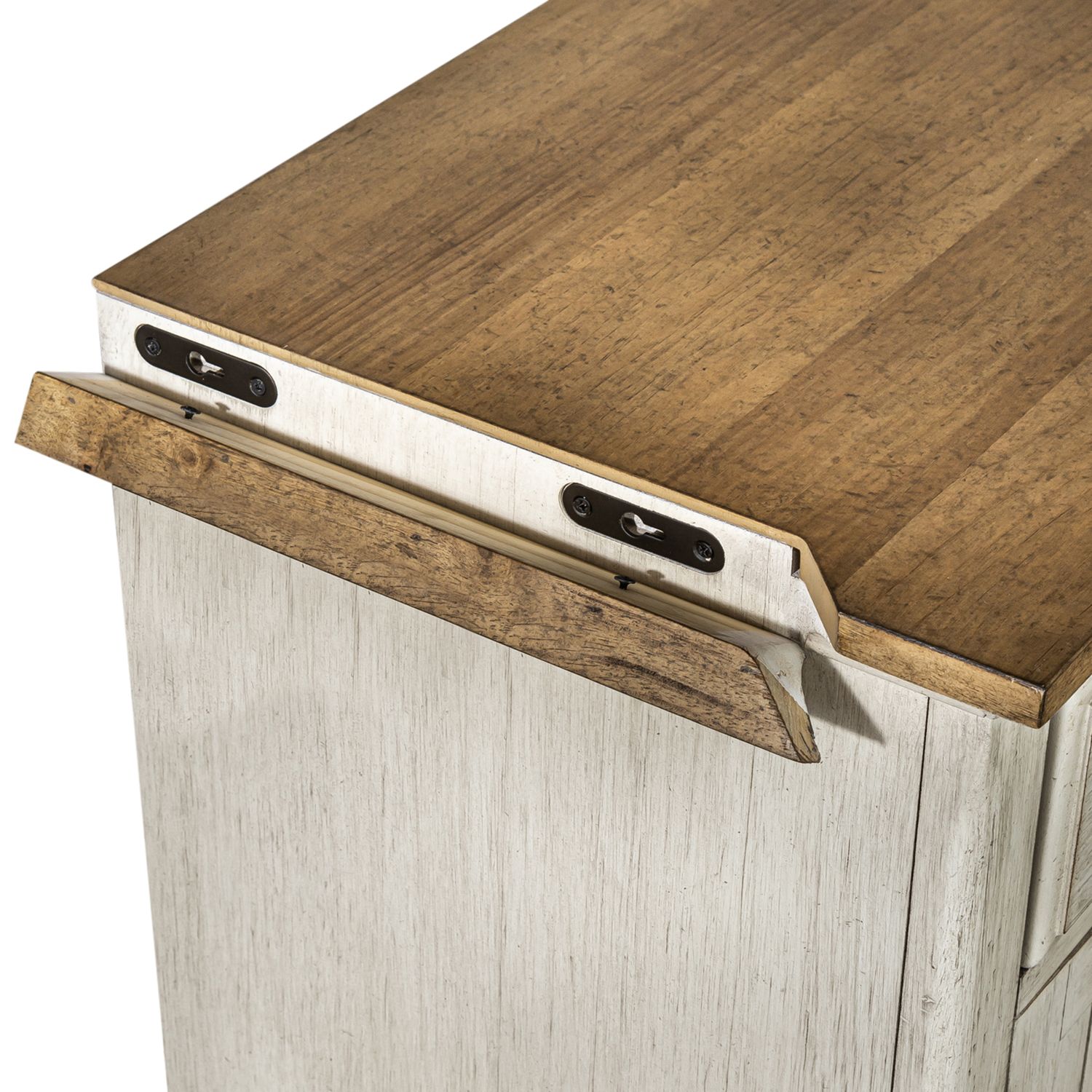 Farmhouse Wood Cocktail Table Set – Rectangular 3-Piece