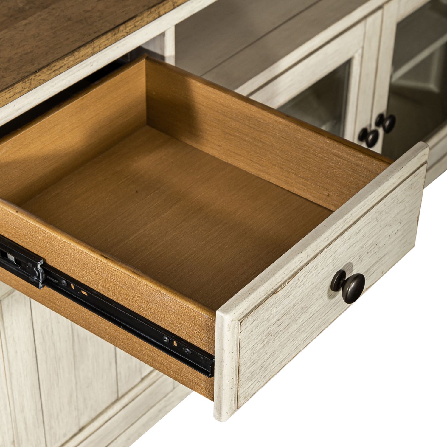 Farmhouse Reimagined 72-inch Wood 2-Drawer 4-Door Entertainment TV Stand