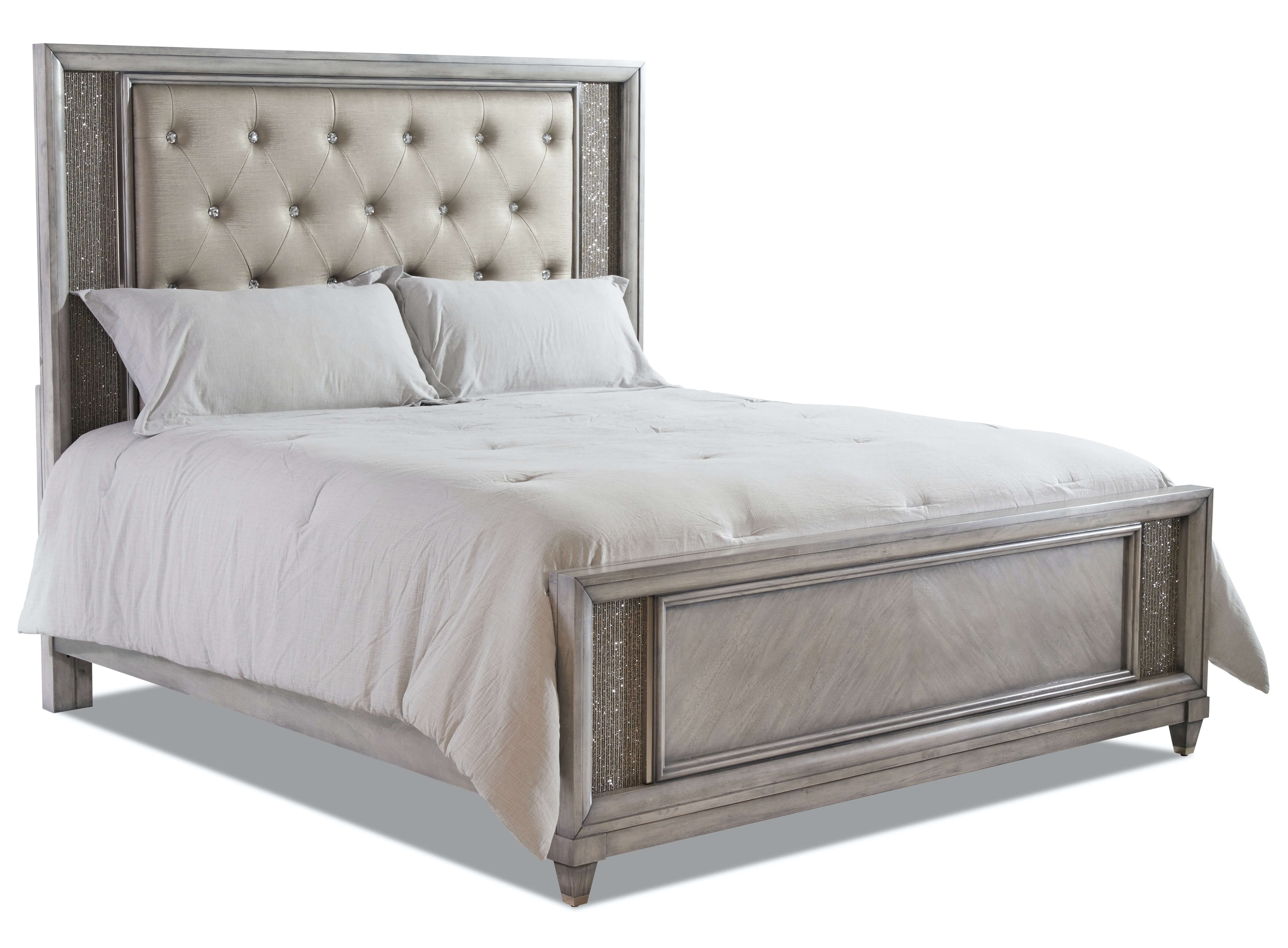 Navara Panel Bedroom Set w/Lighting