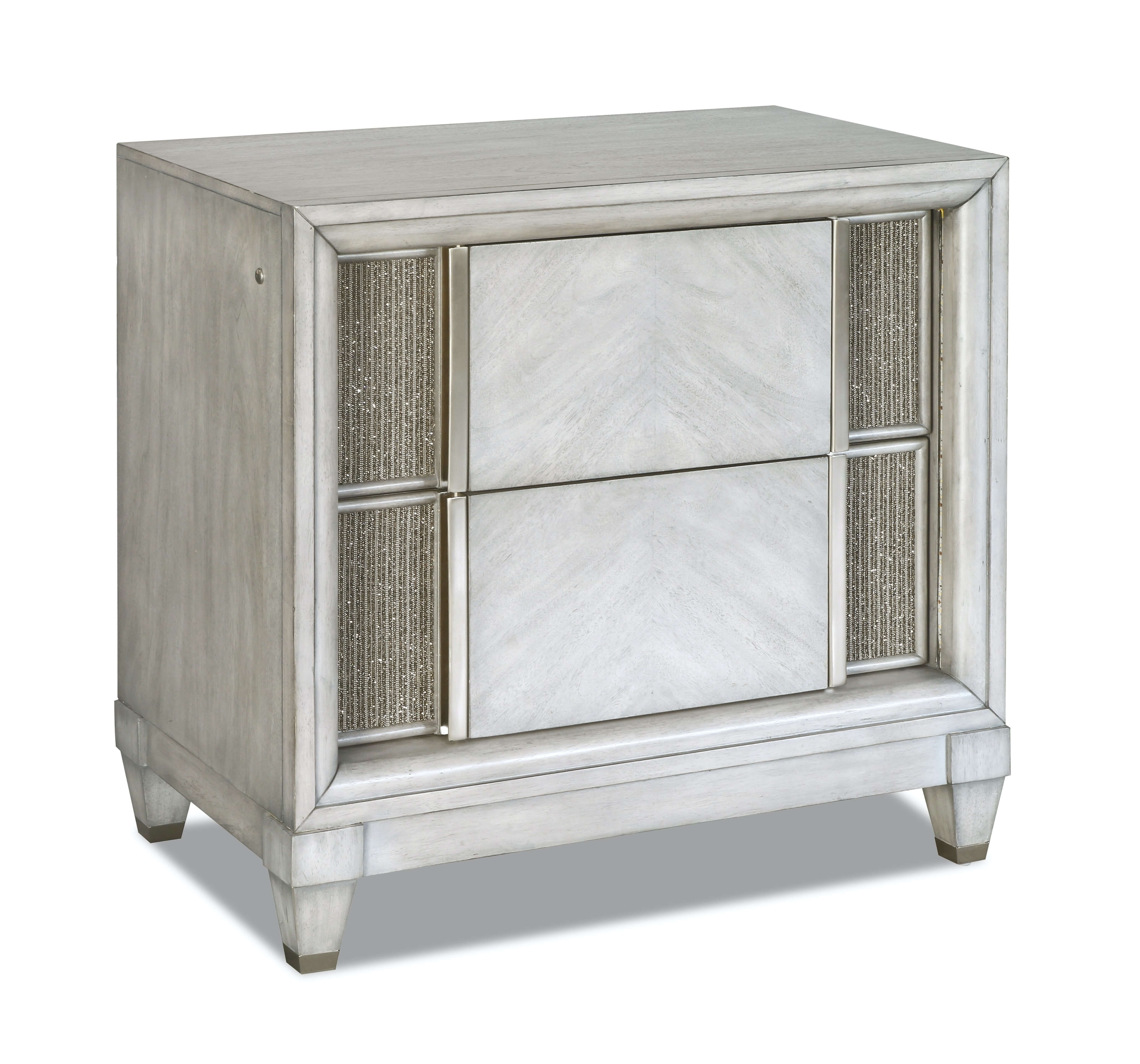 Navara Panel Bedroom Set w/Lighting