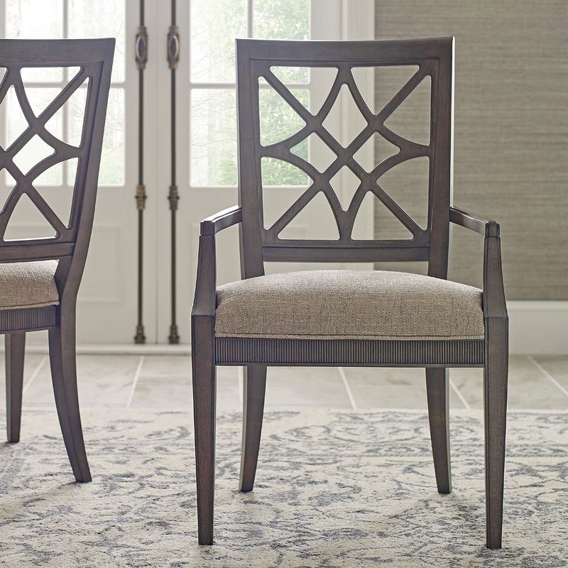 Savona Fabric Dining Arm Chair