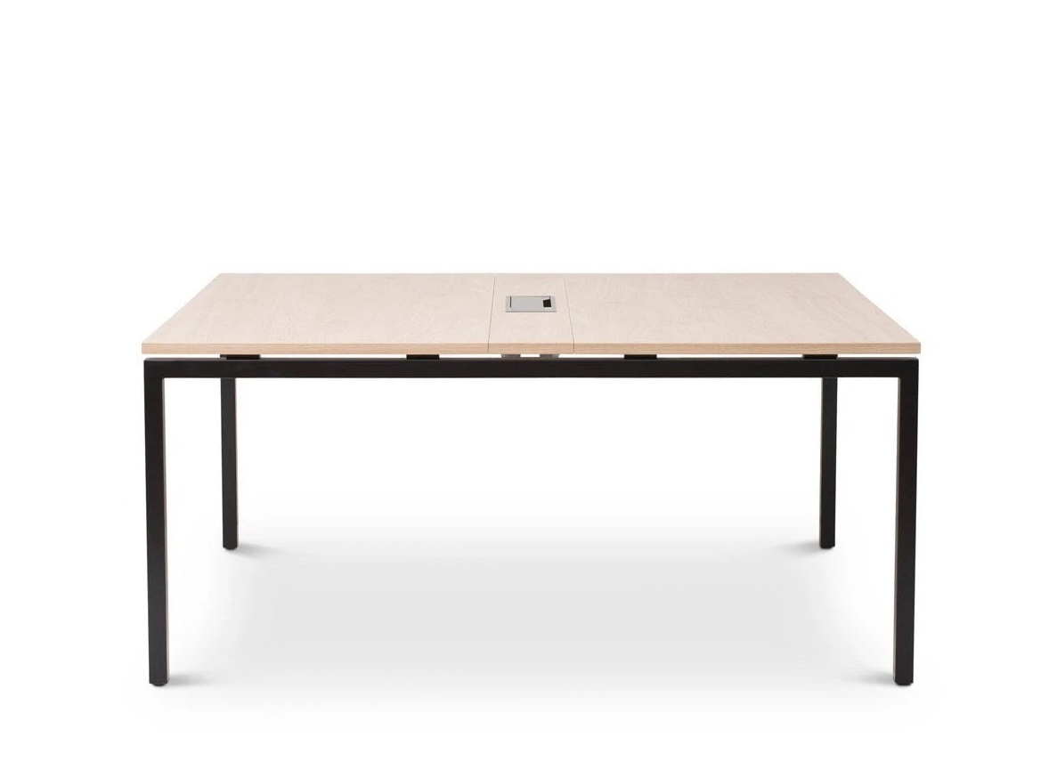 Nova U 62.9" Meeting Table w/Metal Frame for 6/8 Persons