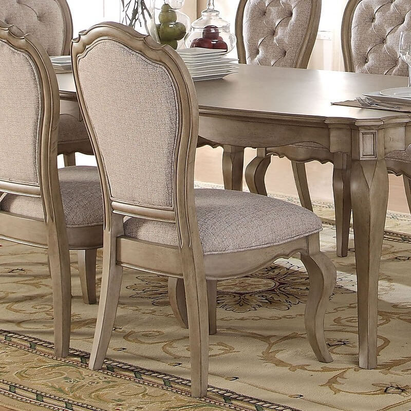 Chelmsford Fabric/Wood Chair by ACME