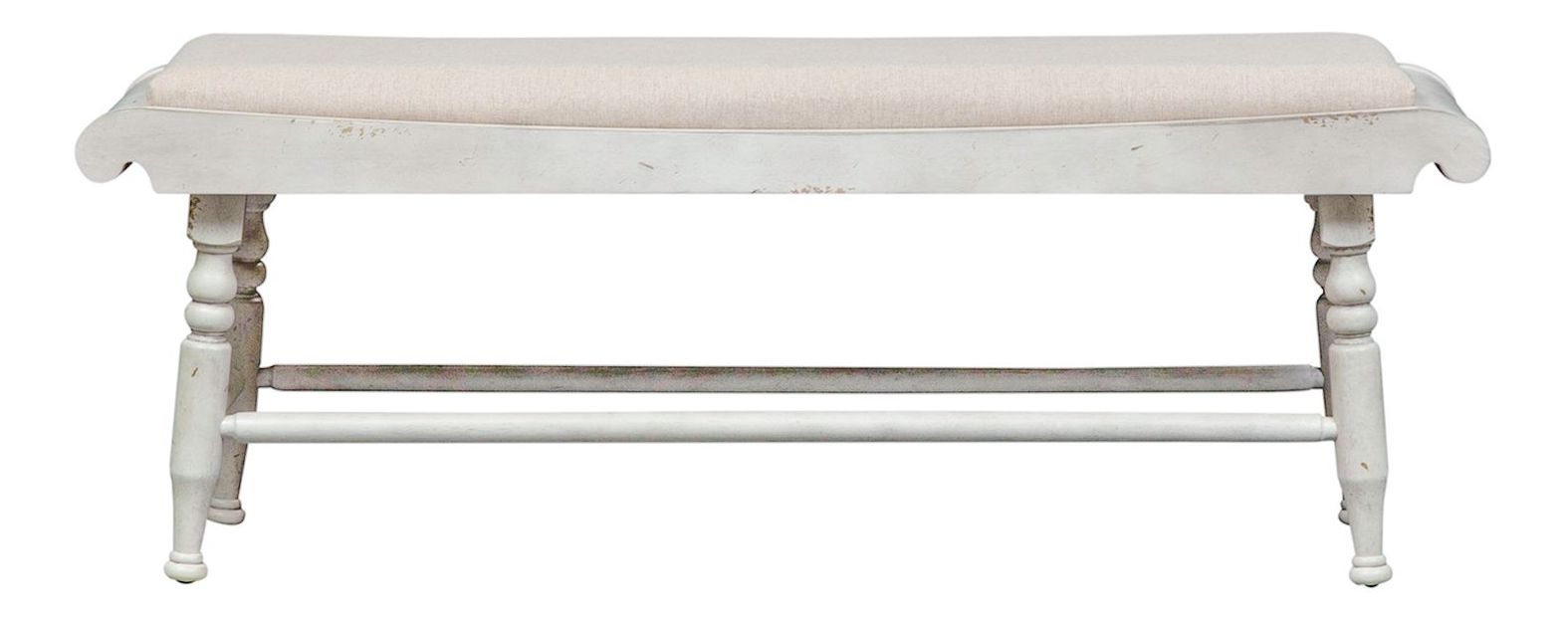 Whitney Linen/Wood Bench