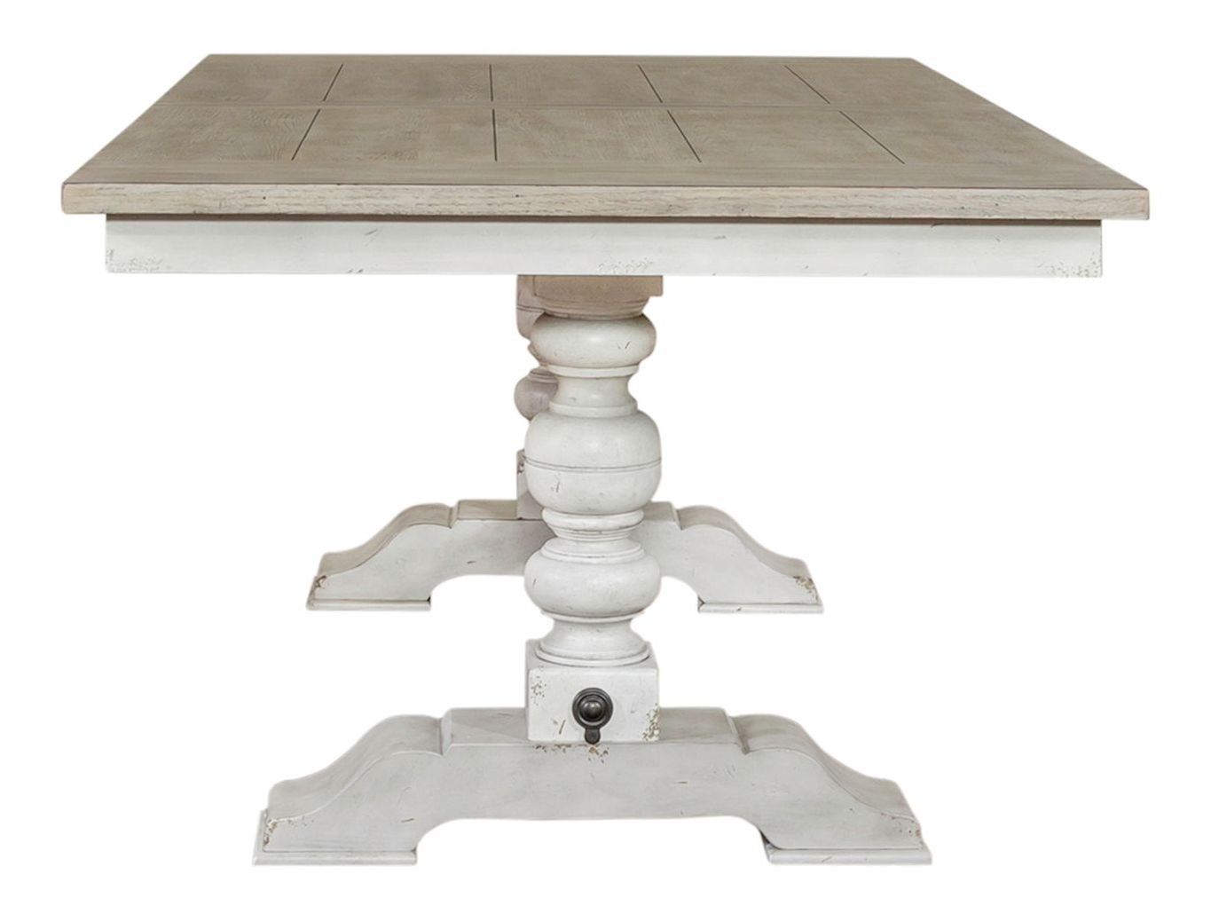 Wood Trestle Dining Table