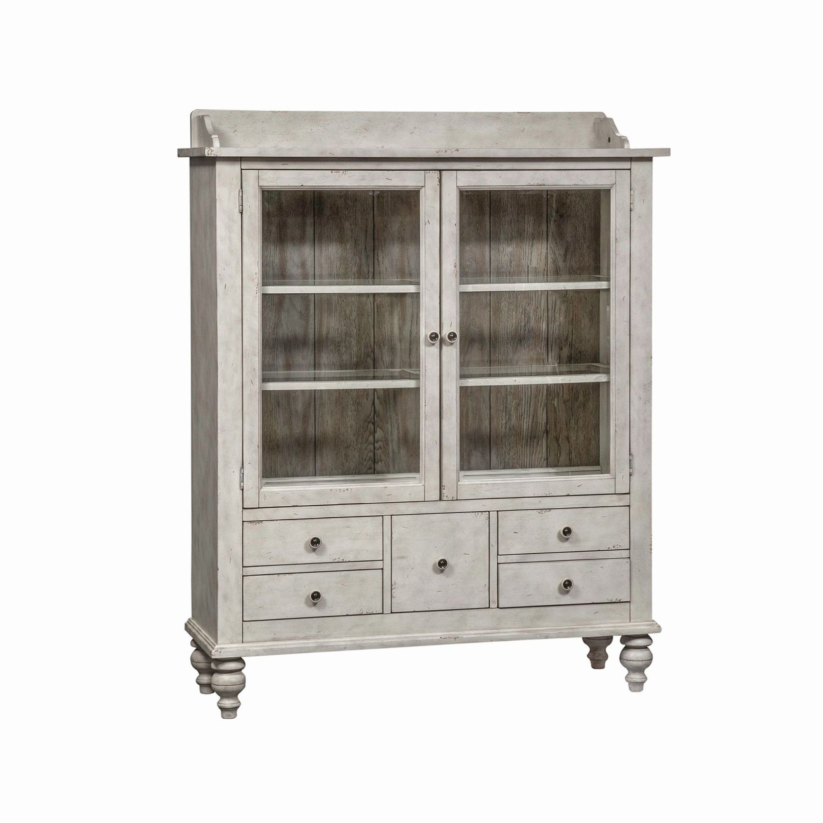 Whitney Extendable Trestle Dining Set | Antique Linen & Gray