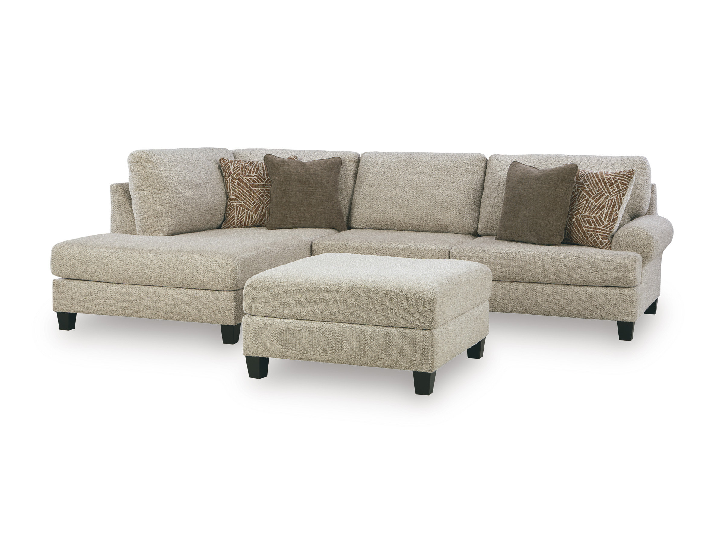 Steelwater Retreat L-Shaped Polyester 2-Piece Sectional with LAF Chaise